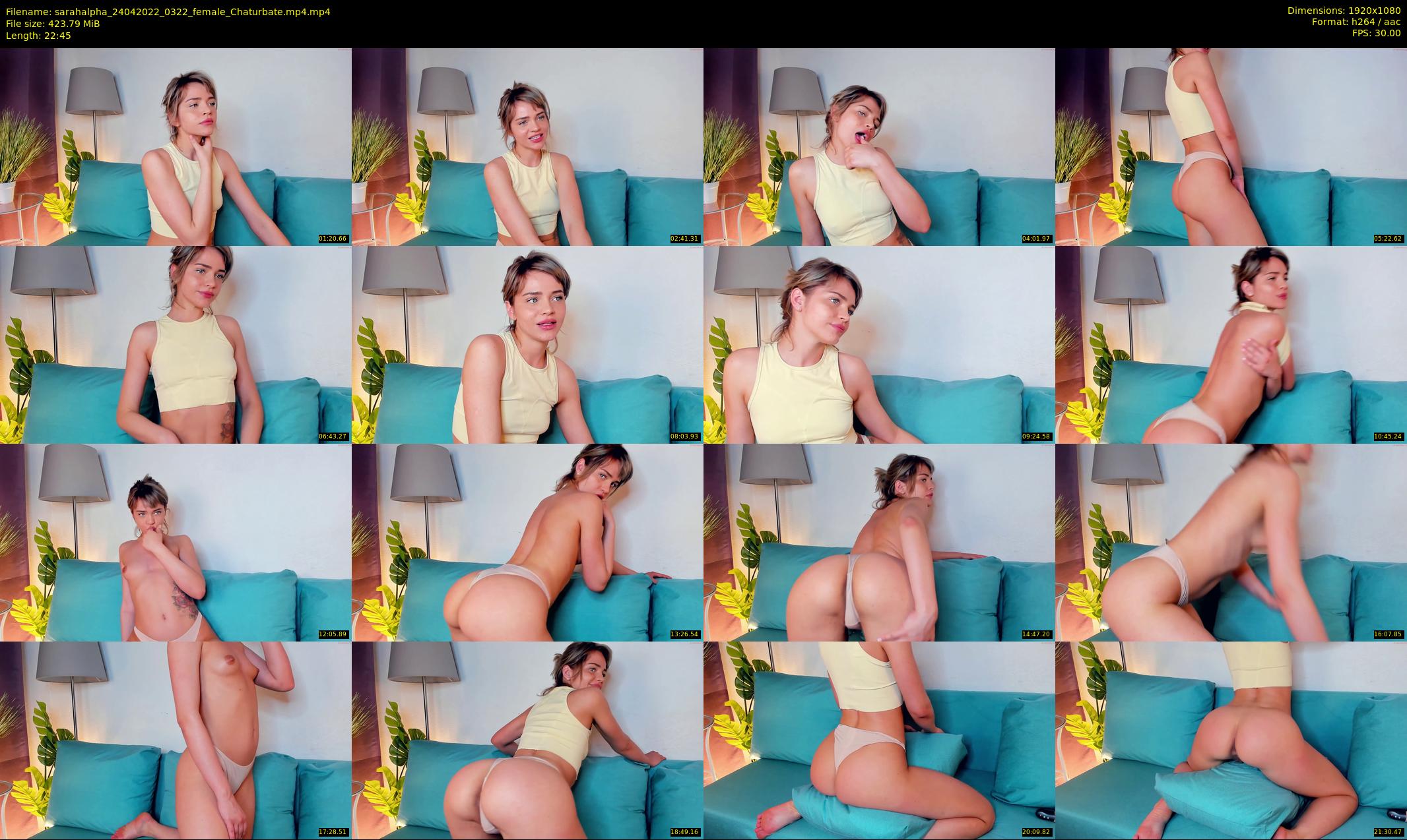 sarahalpha — 23 minute Chaturbate couple cam show recording, 1080p, Apr 24, 2022