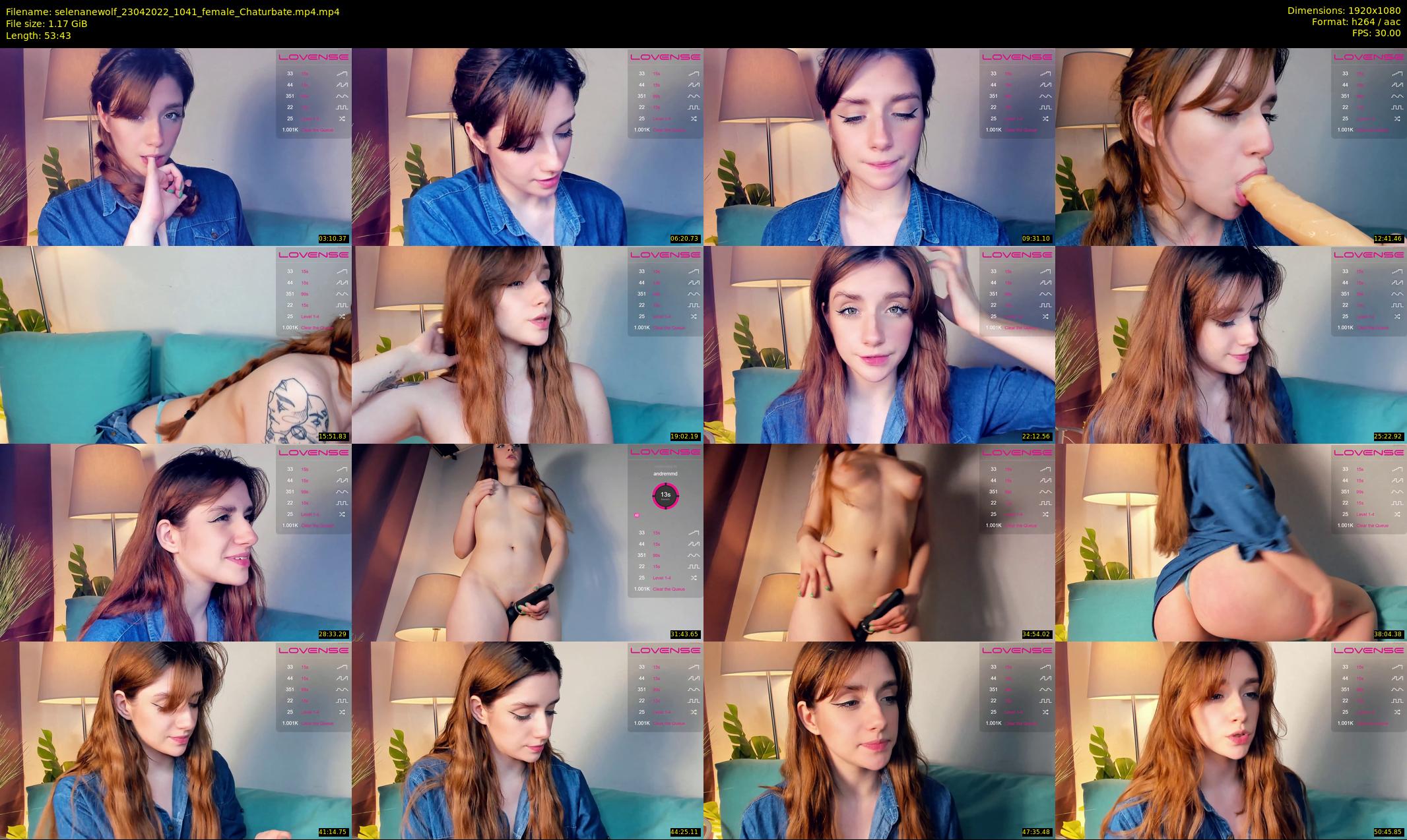 selenanewolf — 54 minute Chaturbate couple cam show recording, 1080p, Apr 23, 2022