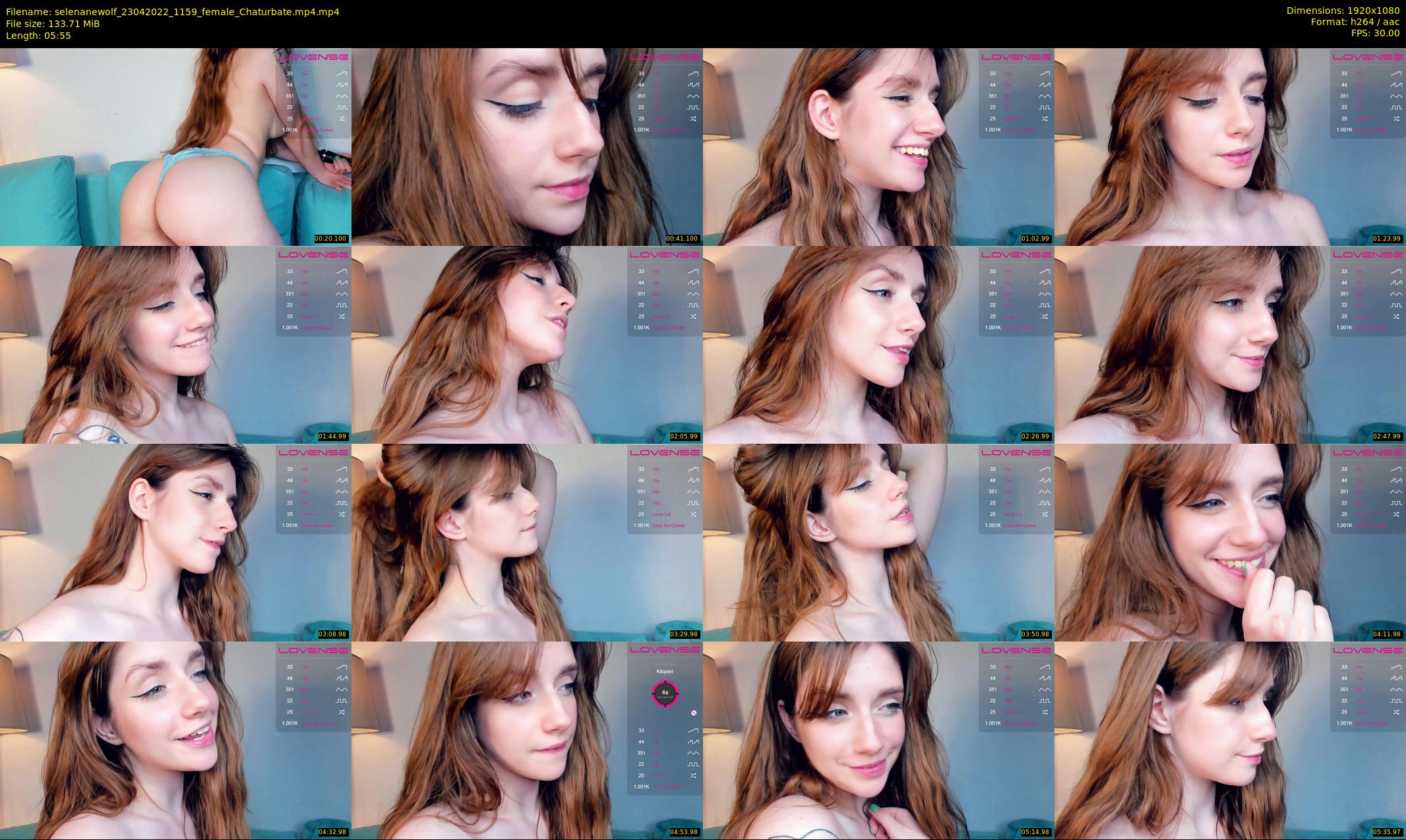 selenanewolf — 6 minute Chaturbate couple cam show recording, 1080p, Apr 23, 2022