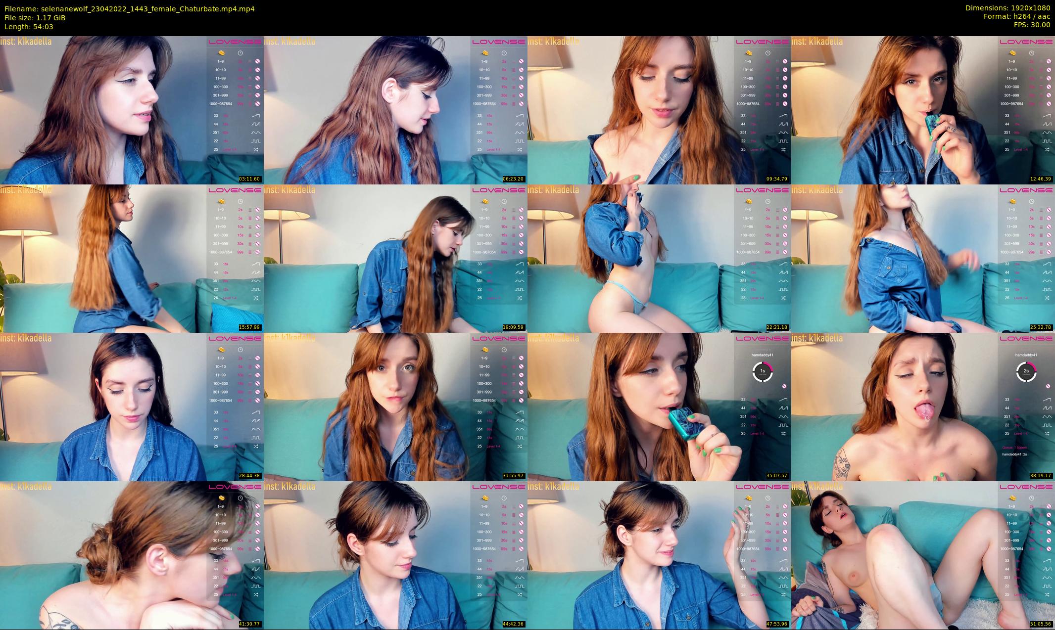 selenanewolf — 55 minute Chaturbate couple cam show recording, 1080p, Apr 23, 2022