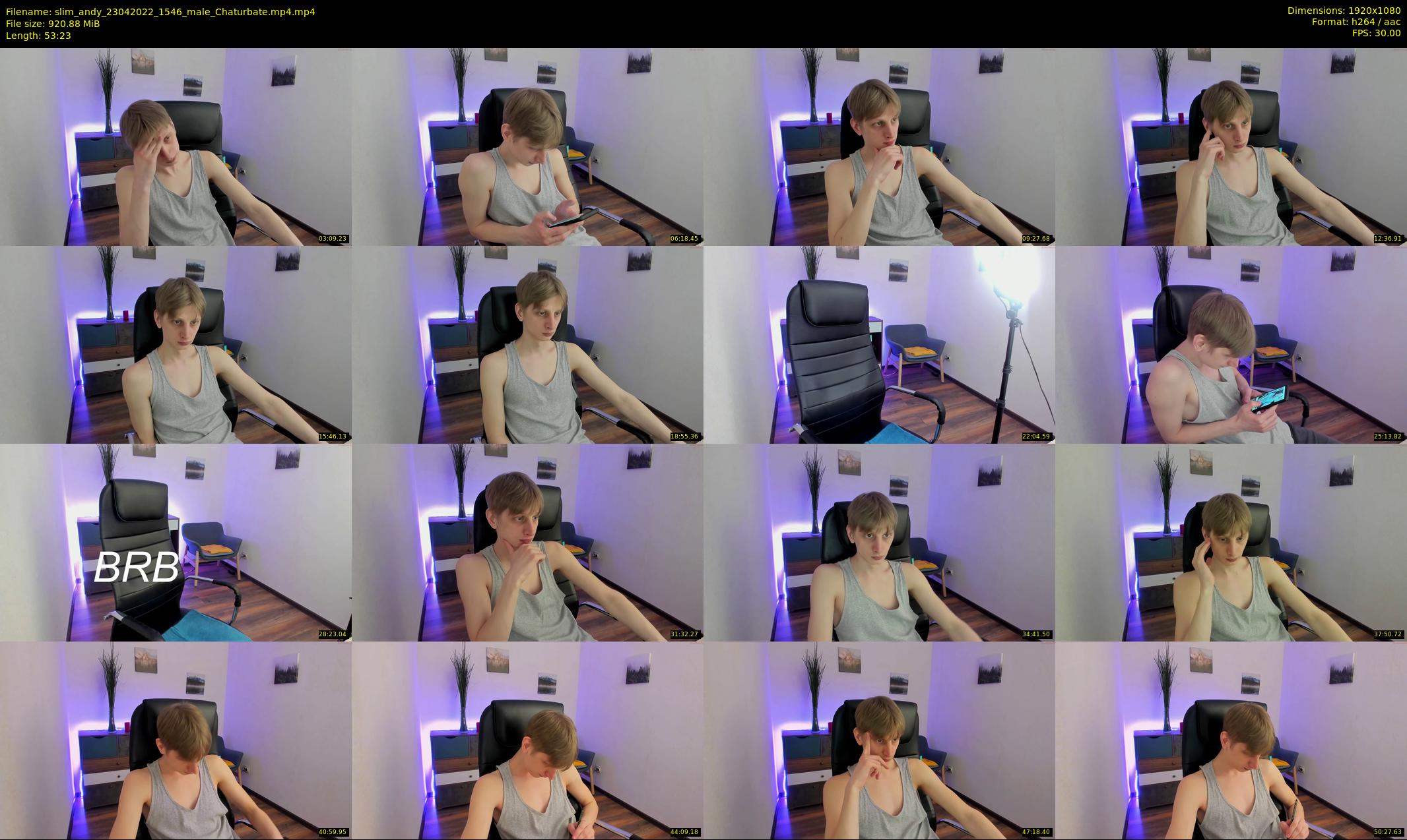 slim_andy — 54 minute Chaturbate male cam show recording, 1080p, Apr 23, 2022