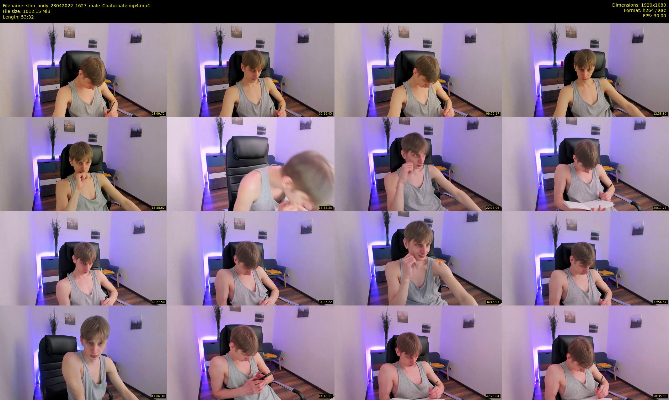 slim_andy — 54 minute Chaturbate male cam show recording, 1080p, Apr 23, 2022