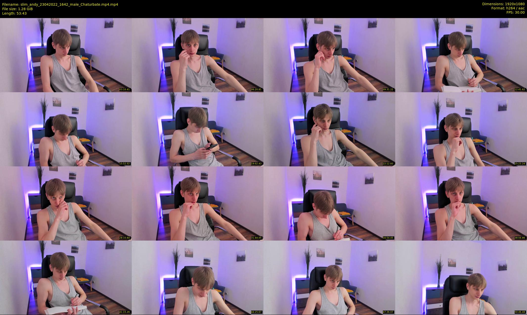 slim_andy — 54 minute Chaturbate male cam show recording, 1080p, Apr 23, 2022