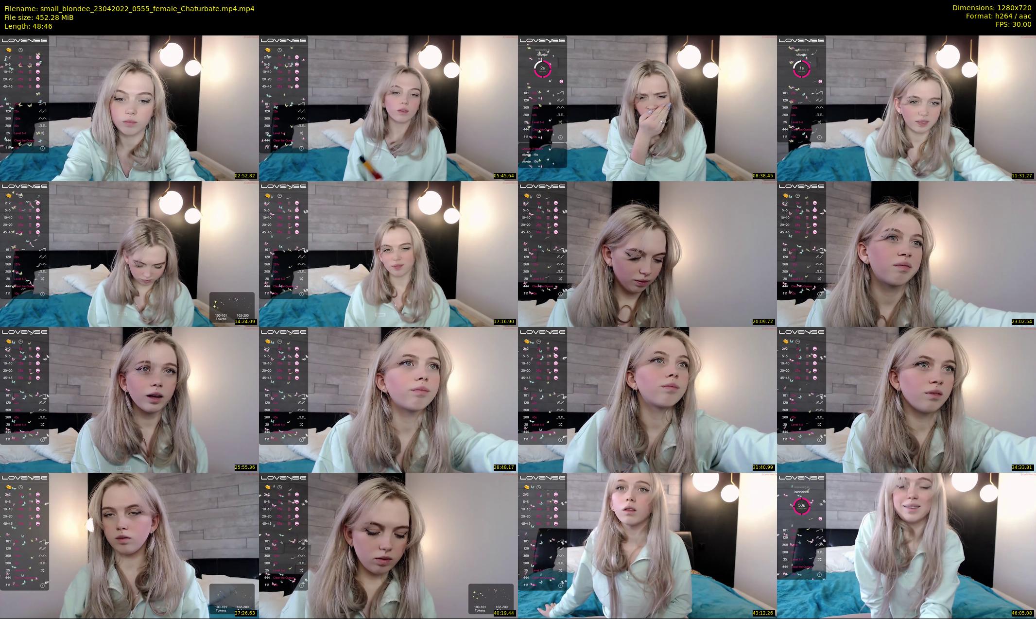 small_blondee — 49 minute Chaturbate female cam show recording, 720p, Apr 23, 2022
