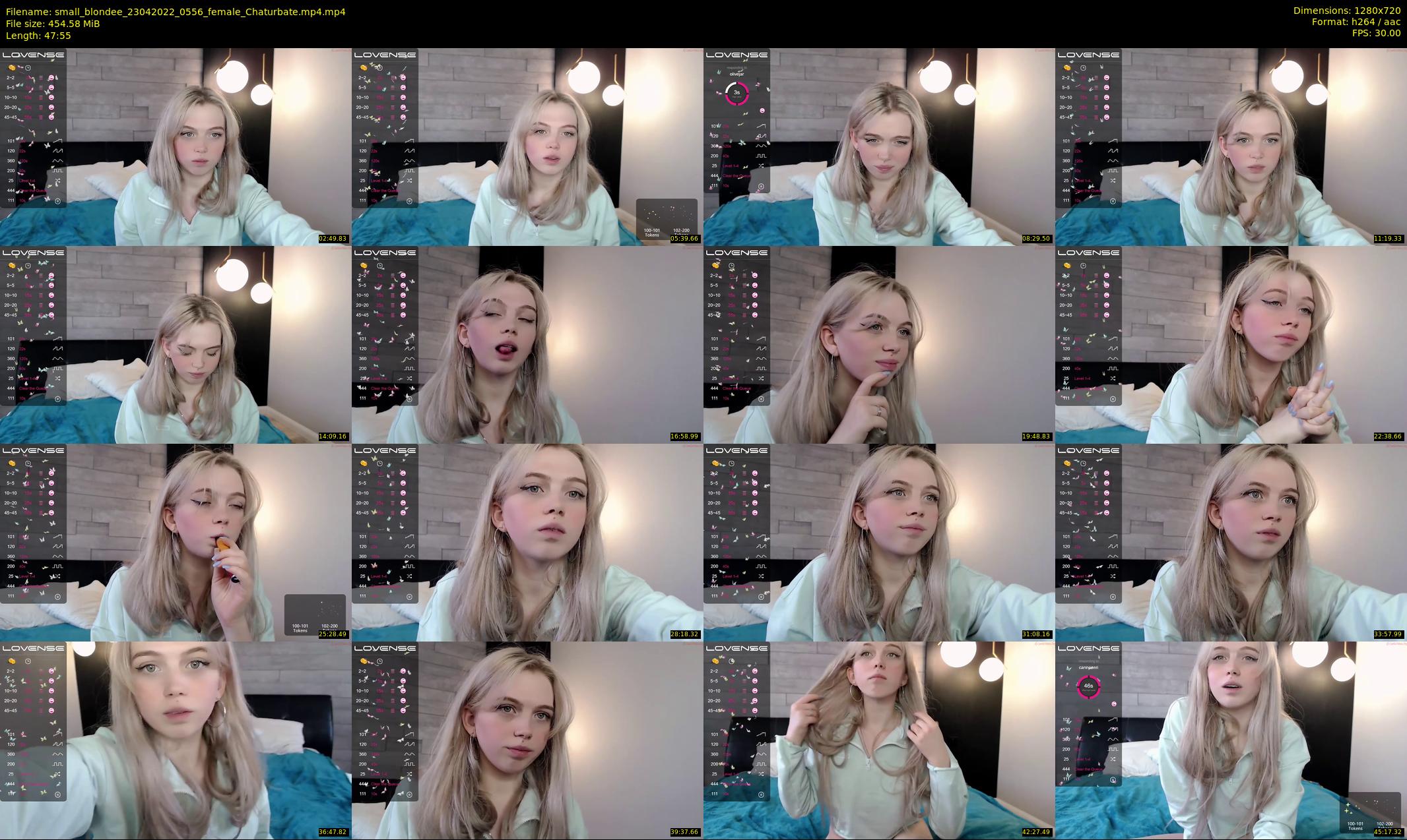 small_blondee — 48 minute Chaturbate female cam show recording, 720p, Apr 23, 2022