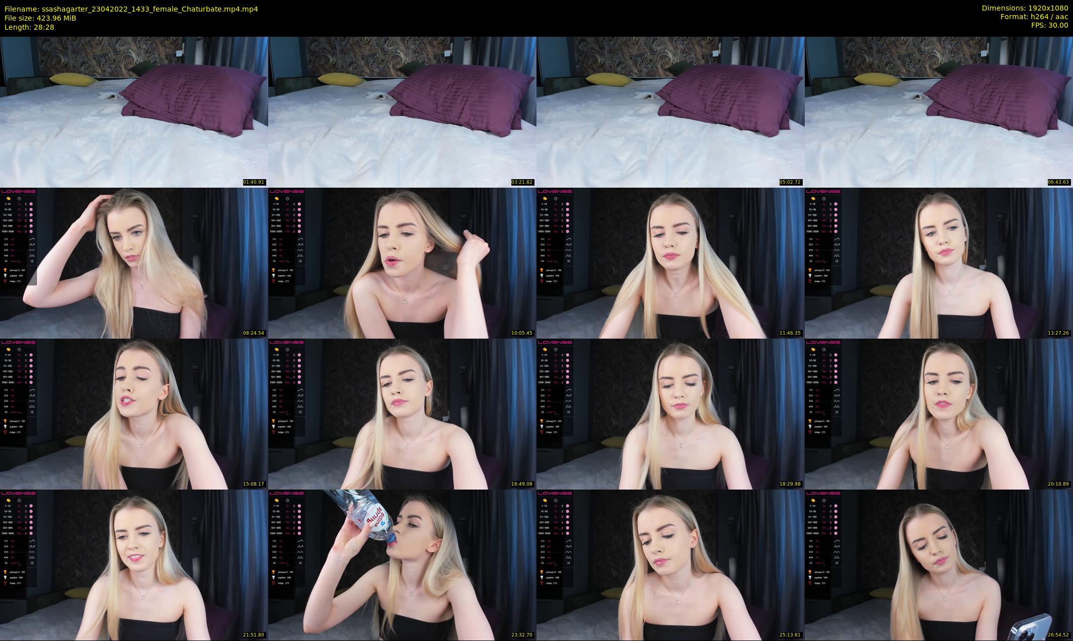 ssashagarter — 29 minute Chaturbate female cam show recording, 1080p, Apr 23, 2022