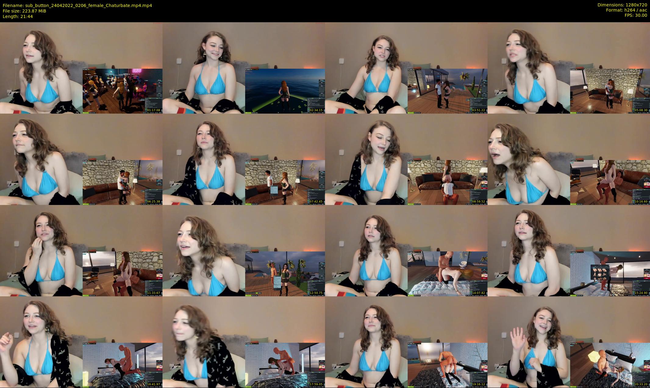 sub_button — 22 minute Chaturbate female cam show recording, 720p, Apr 24, 2022