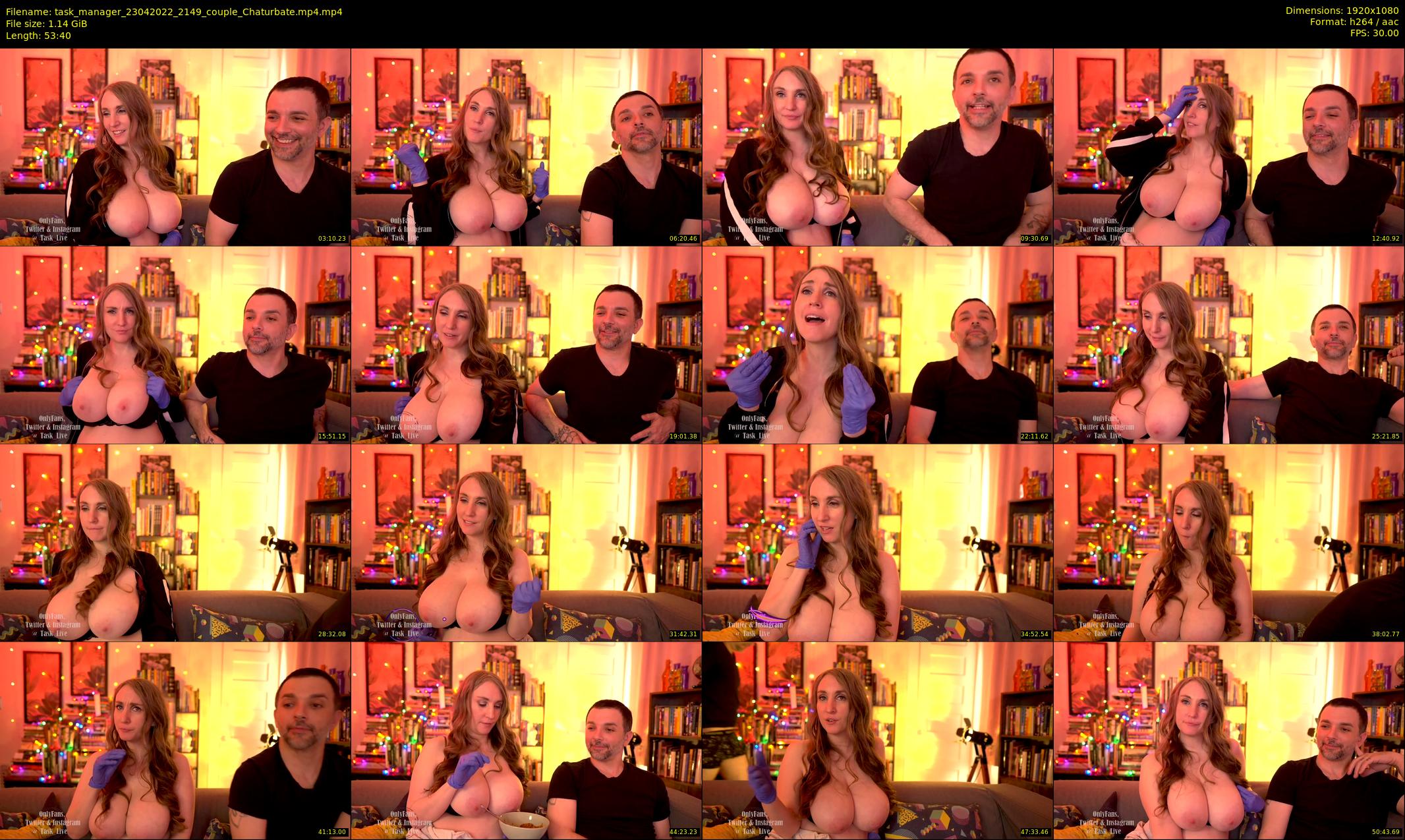 task_manager — 54 minute Chaturbate couple cam show recording, 1080p, Apr 23, 2022