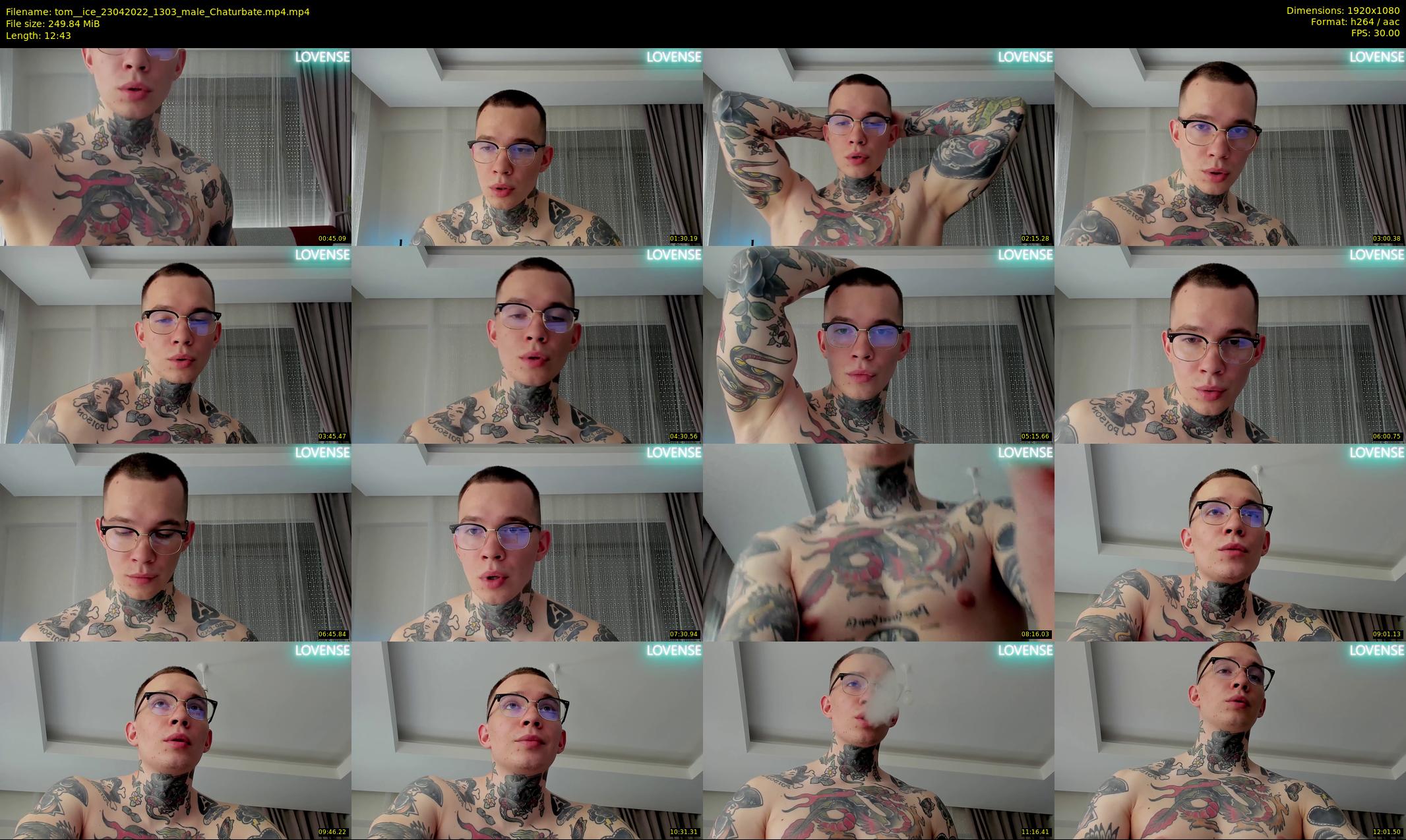 tom__ice — 13 minute Chaturbate male cam show recording, 1080p, Apr 23, 2022