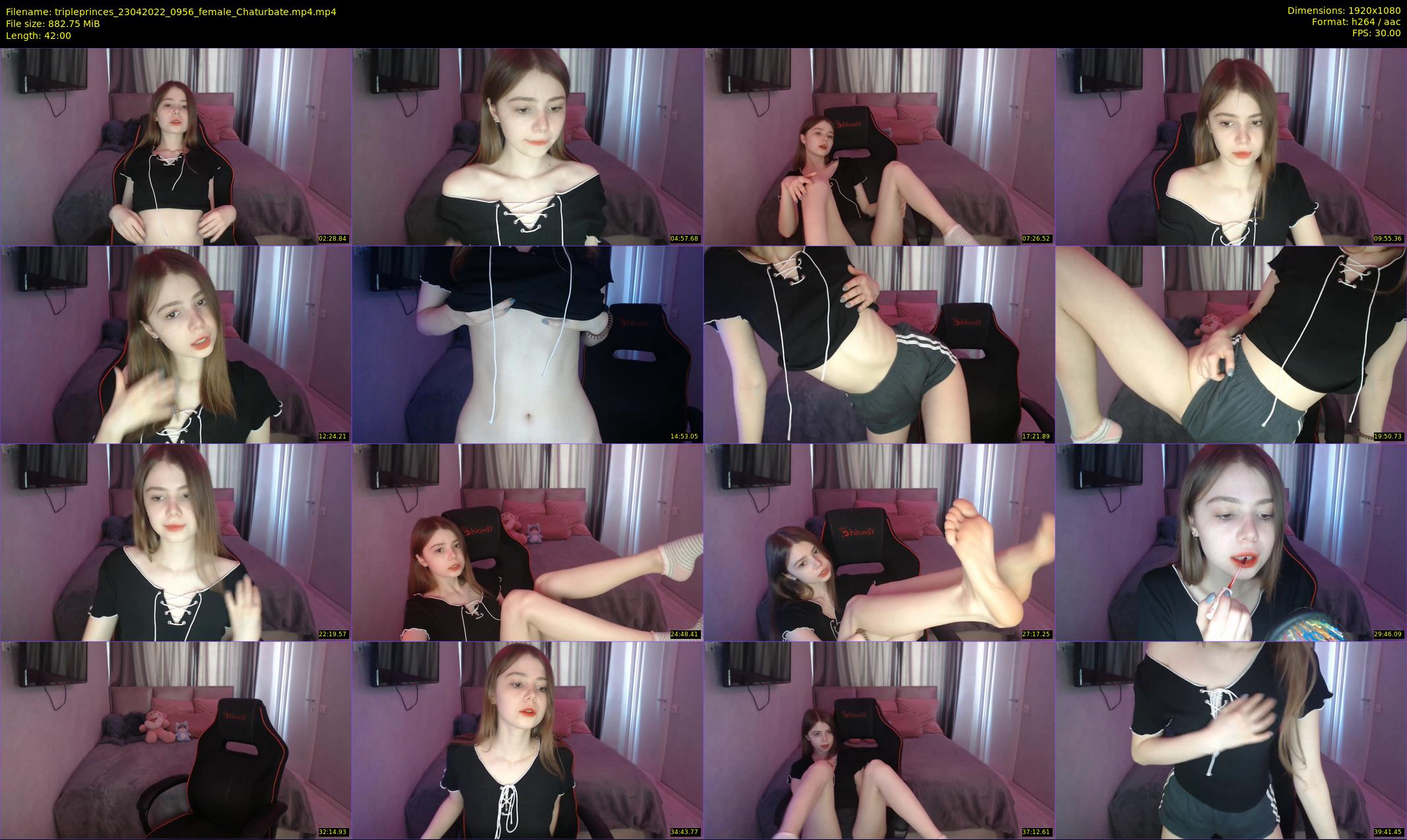 tripleprinces — 42 minute Chaturbate female cam show recording, 1080p, Apr 23, 2022
