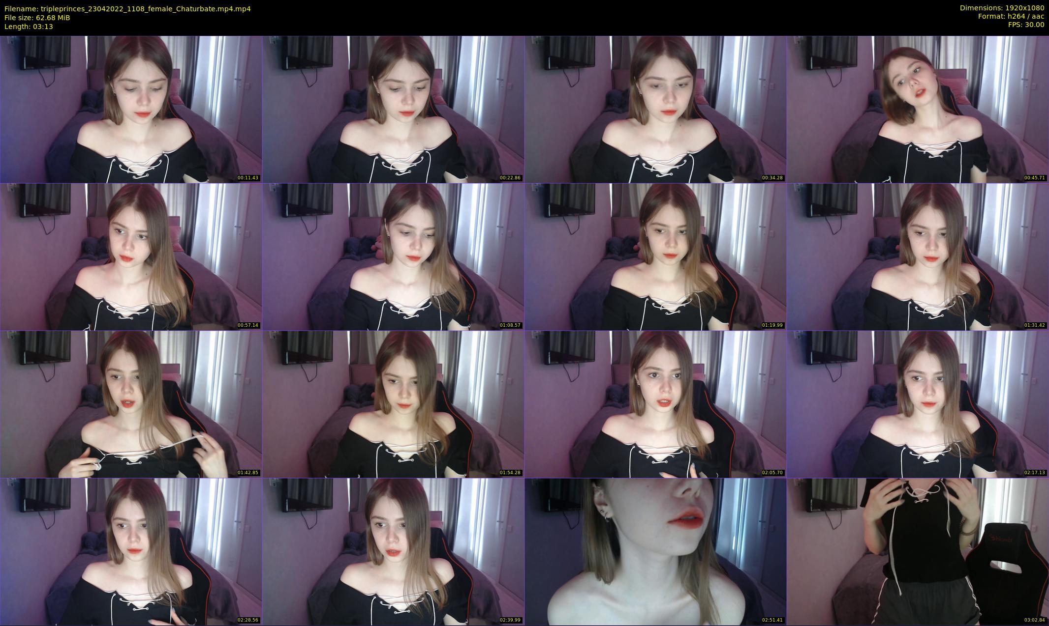 tripleprinces — 4 minute Chaturbate female cam show recording, 1080p, Apr 23, 2022