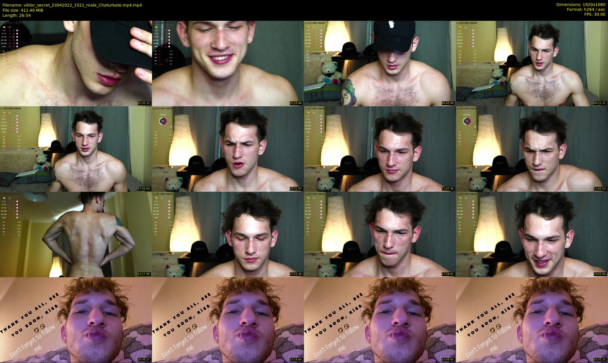 viktor_secret — 27 minute Chaturbate male cam show recording, 1080p, Apr 23, 2022