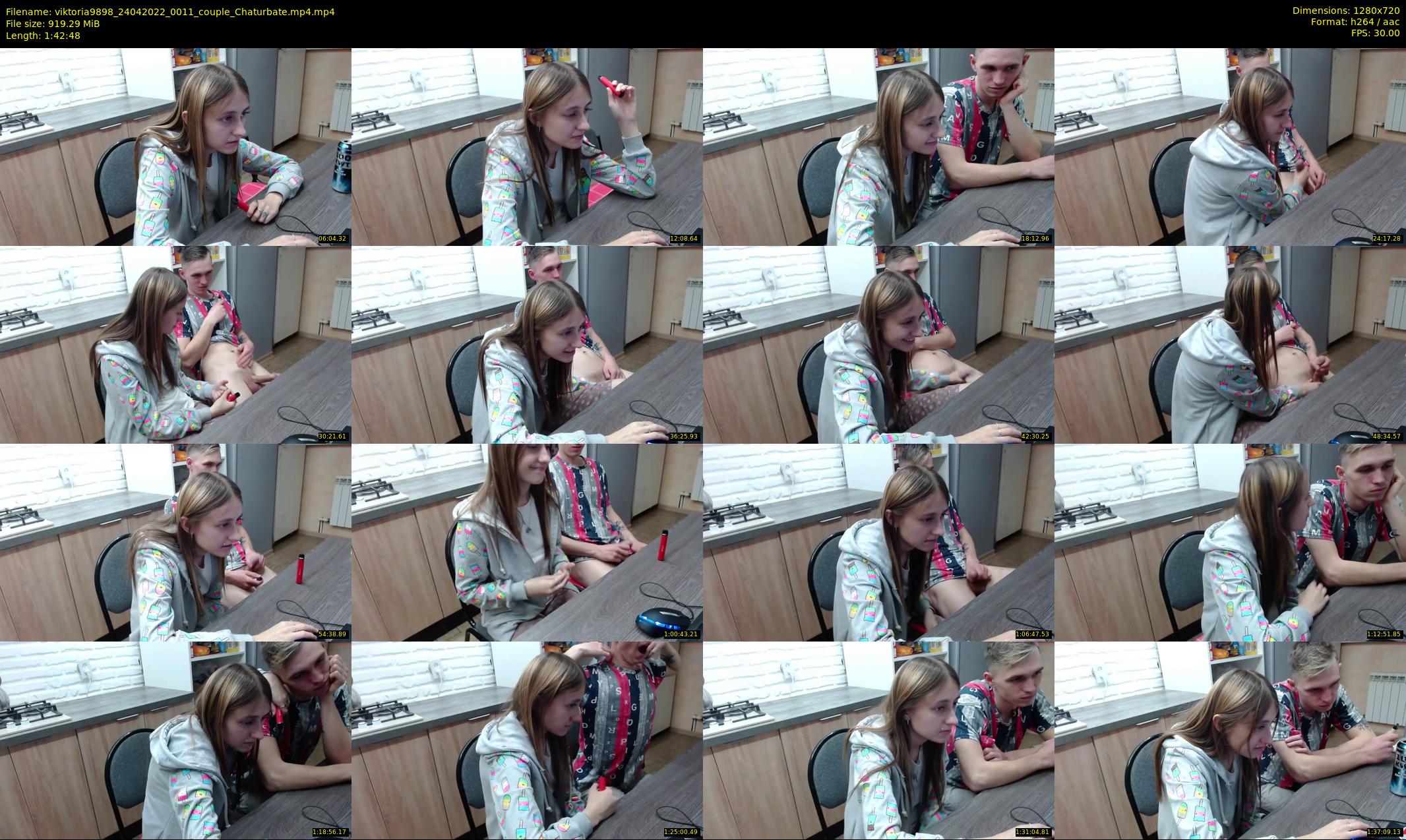 viktoria9898 — 103 minute Chaturbate couple cam show recording, 720p, Apr 24, 2022