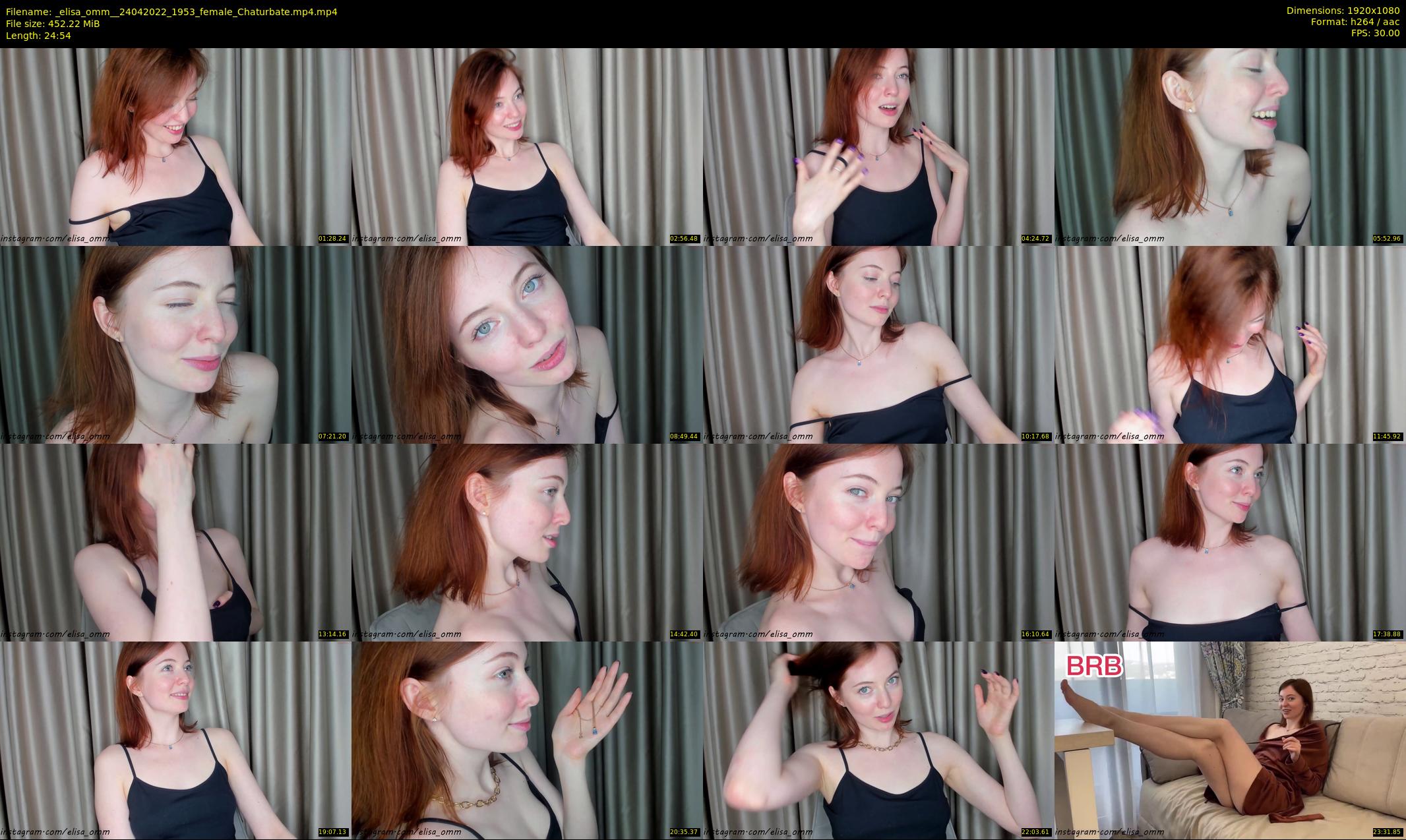 _elisa_omm_ — 25 minute Chaturbate female cam show recording, 1080p, Apr 24, 2022