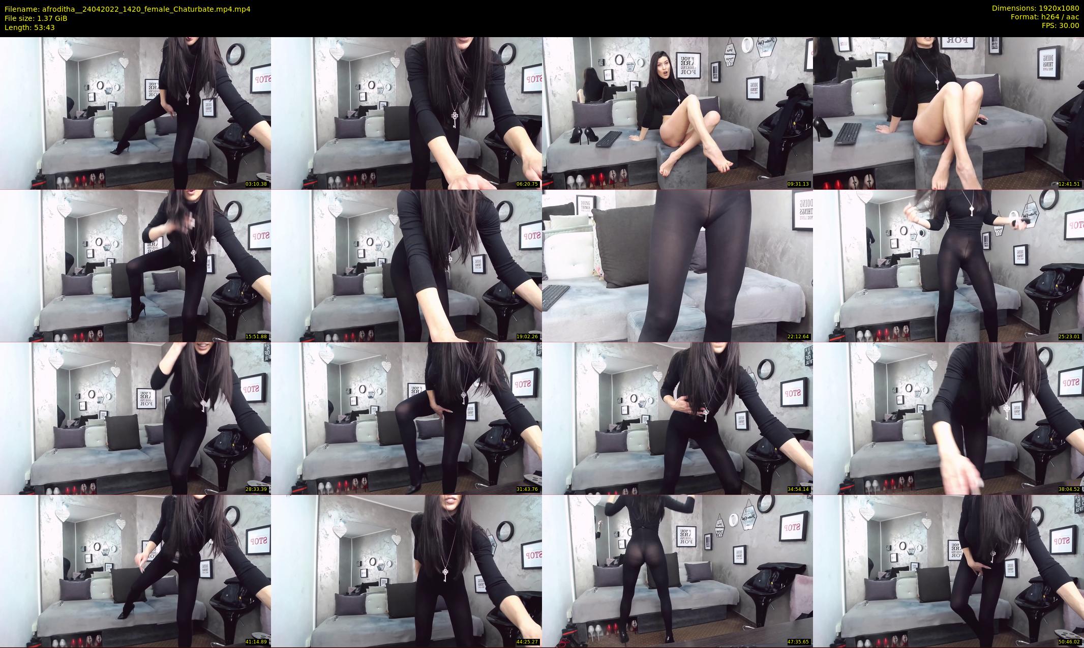 afroditha_ — 54 minute Chaturbate female cam show recording, 1080p, Apr 24, 2022