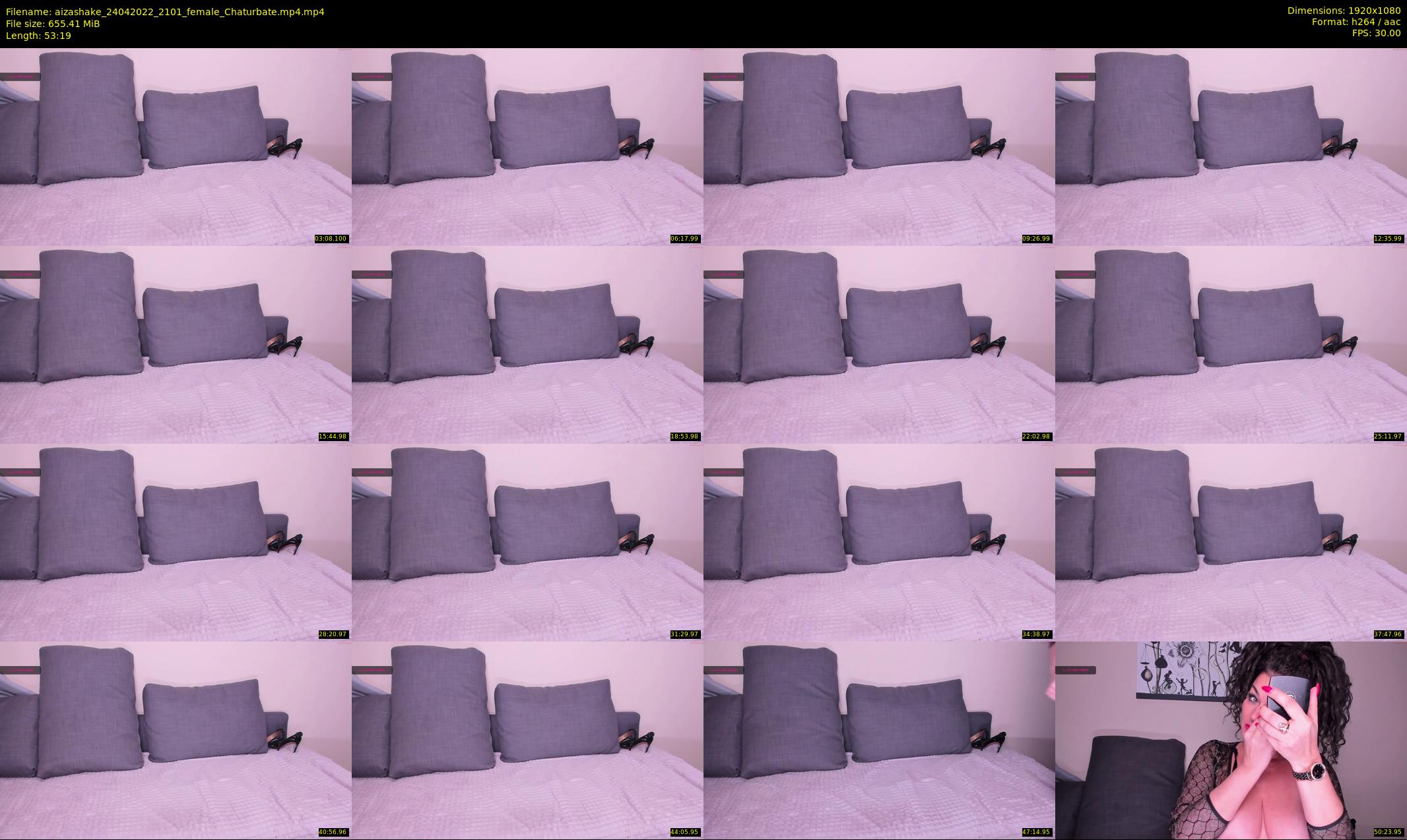 aizashake — 54 minute Chaturbate female cam show recording, 1080p, Apr 24, 2022
