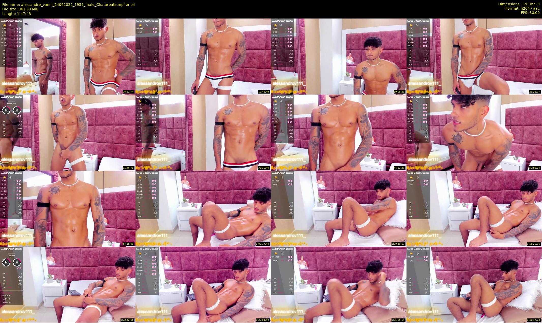 alessandro_vanni — 108 minute Chaturbate male cam show recording, 720p, Apr 24, 2022