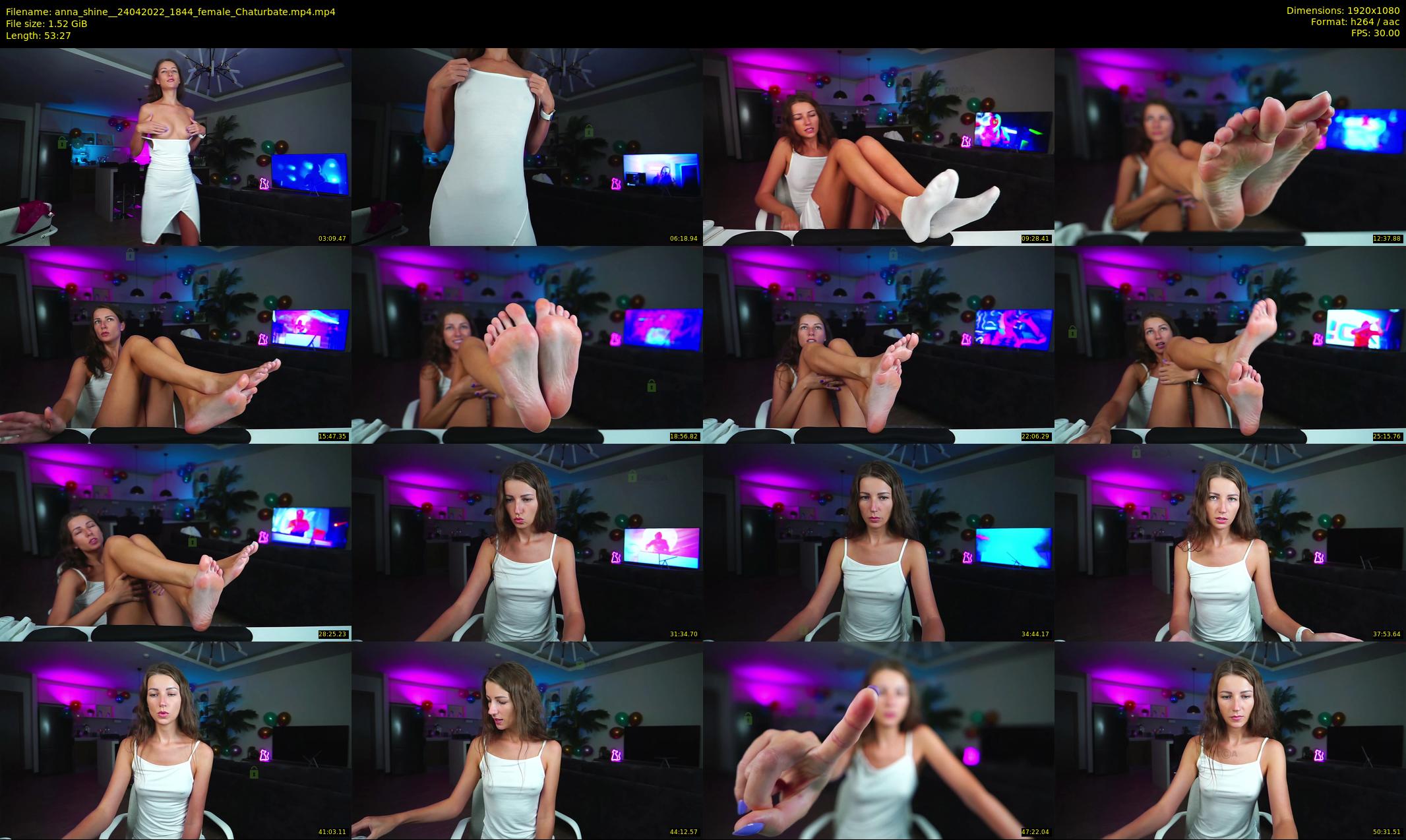 anna_shine_ — 54 minute Chaturbate female cam show recording, 1080p, Apr 24, 2022