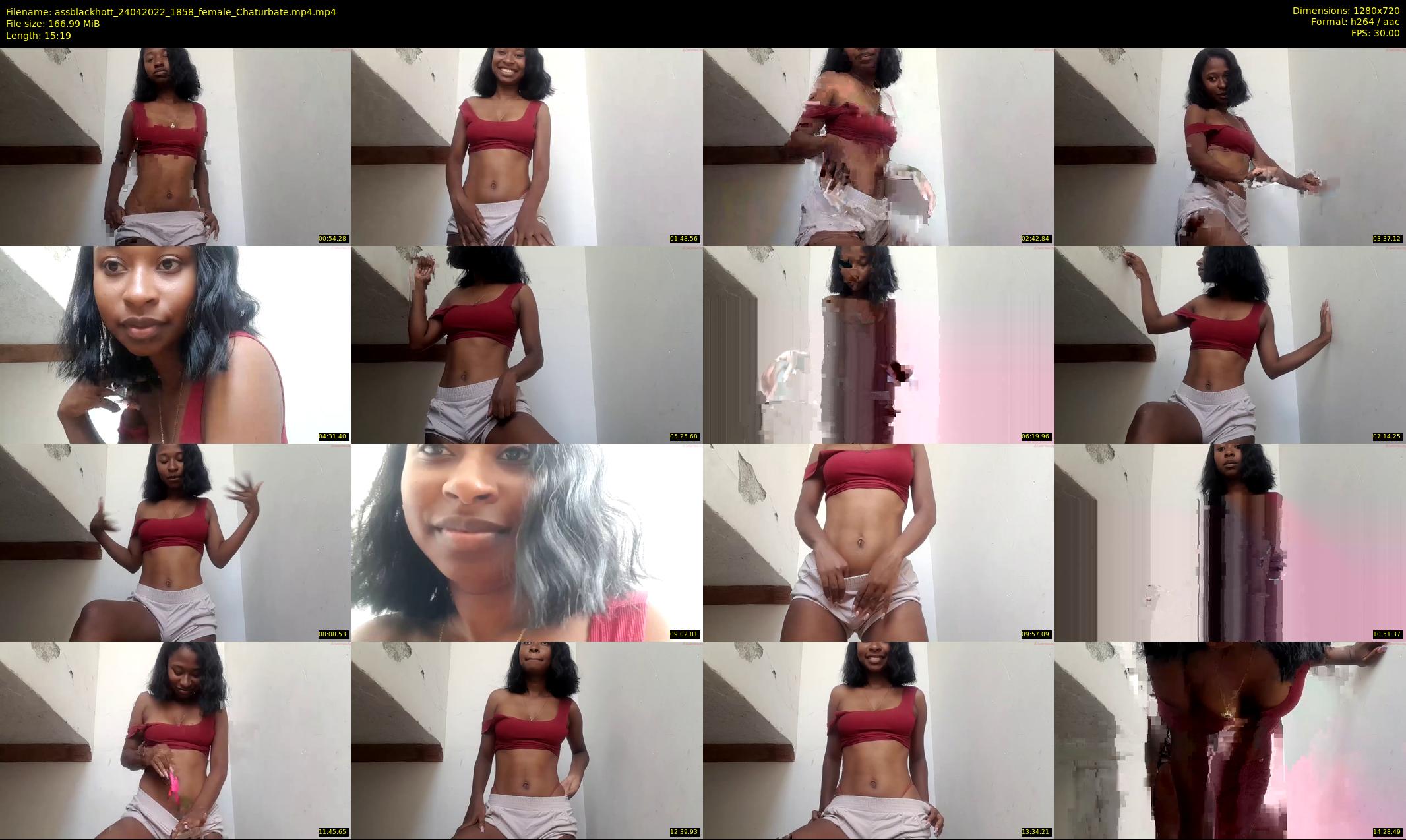 assblackhott — 16 minute Chaturbate female cam show recording, 720p, Apr 24, 2022