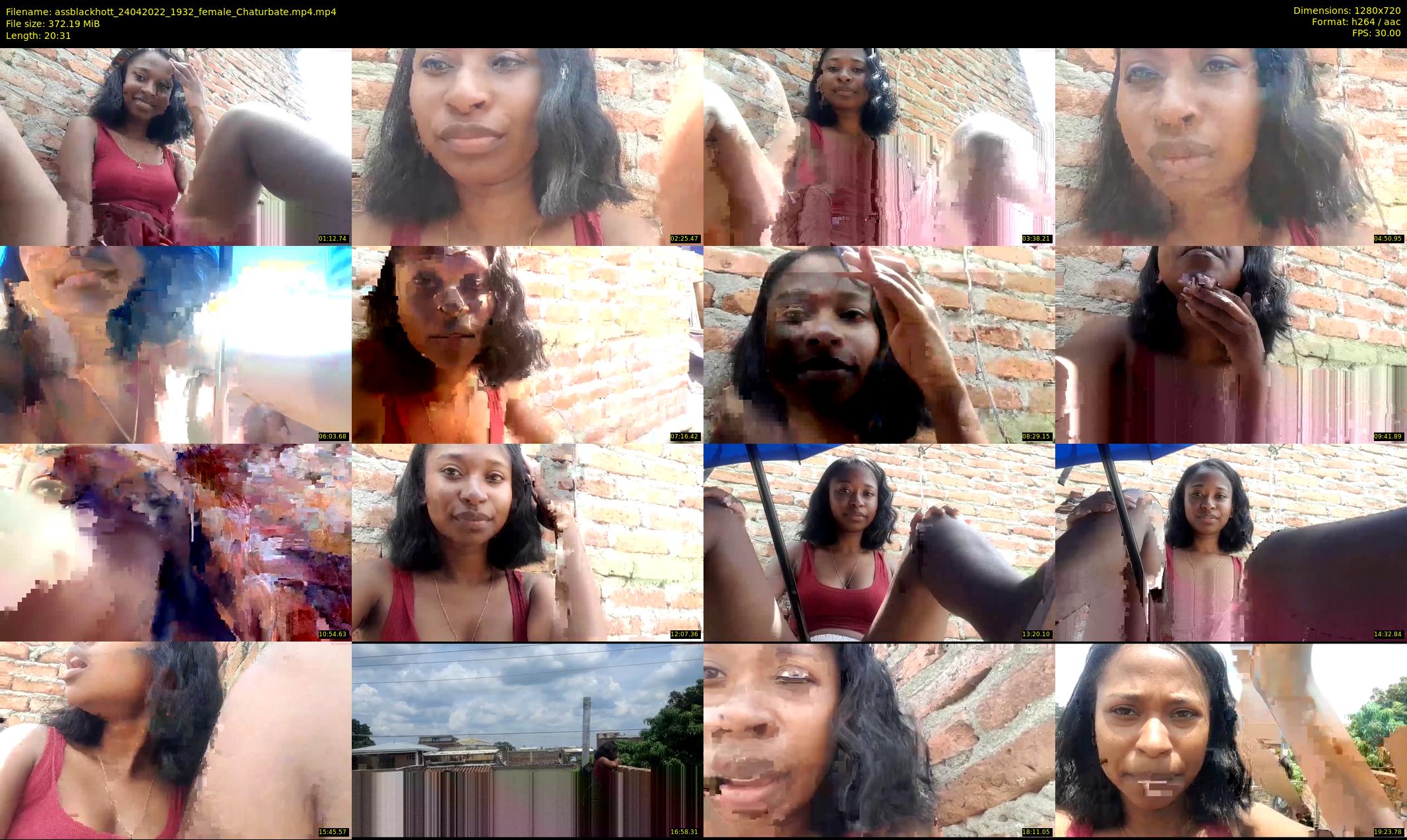 assblackhott — 21 minute Chaturbate female cam show recording, 720p, Apr 24, 2022