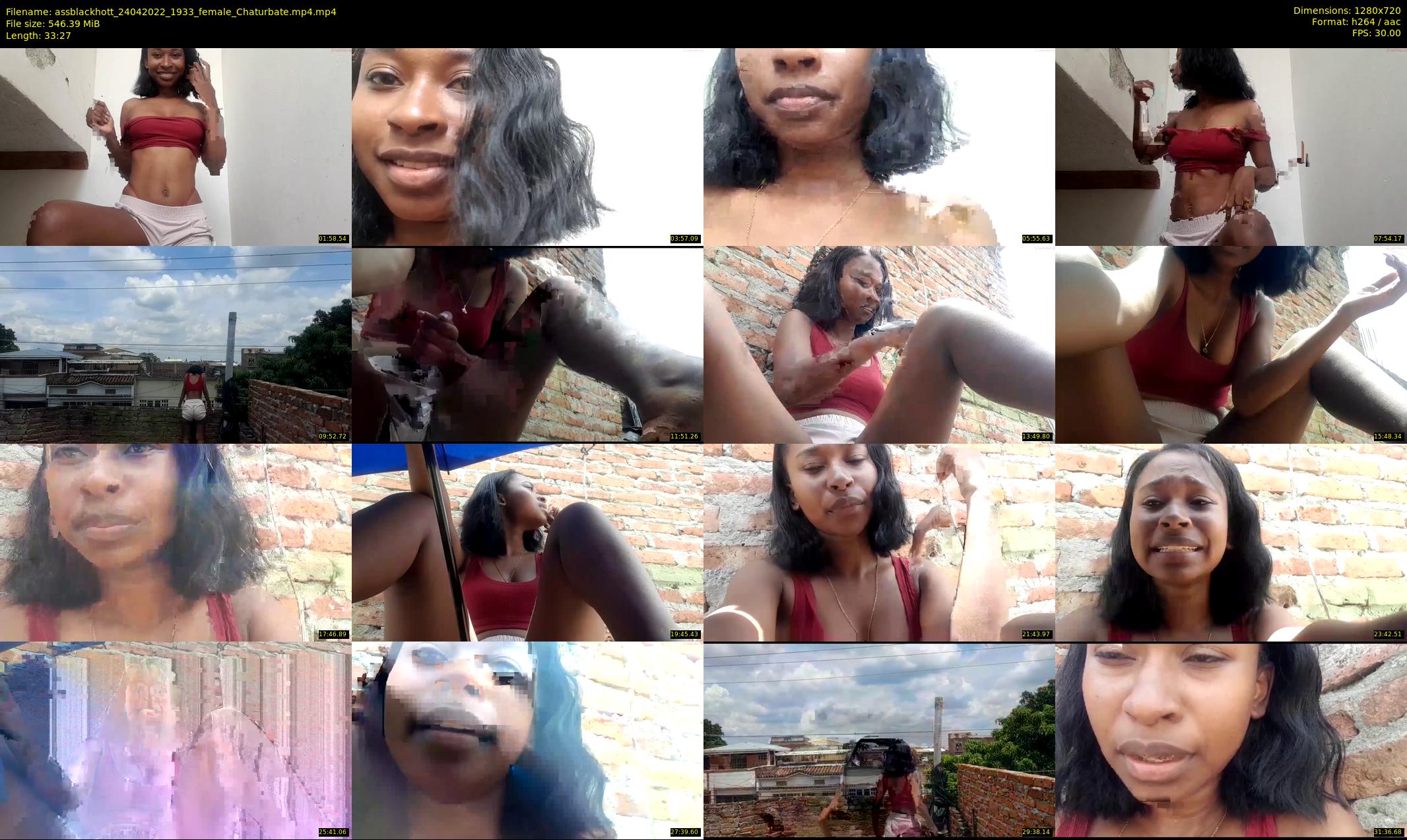 assblackhott — 34 minute Chaturbate female cam show recording, 720p, Apr 24, 2022