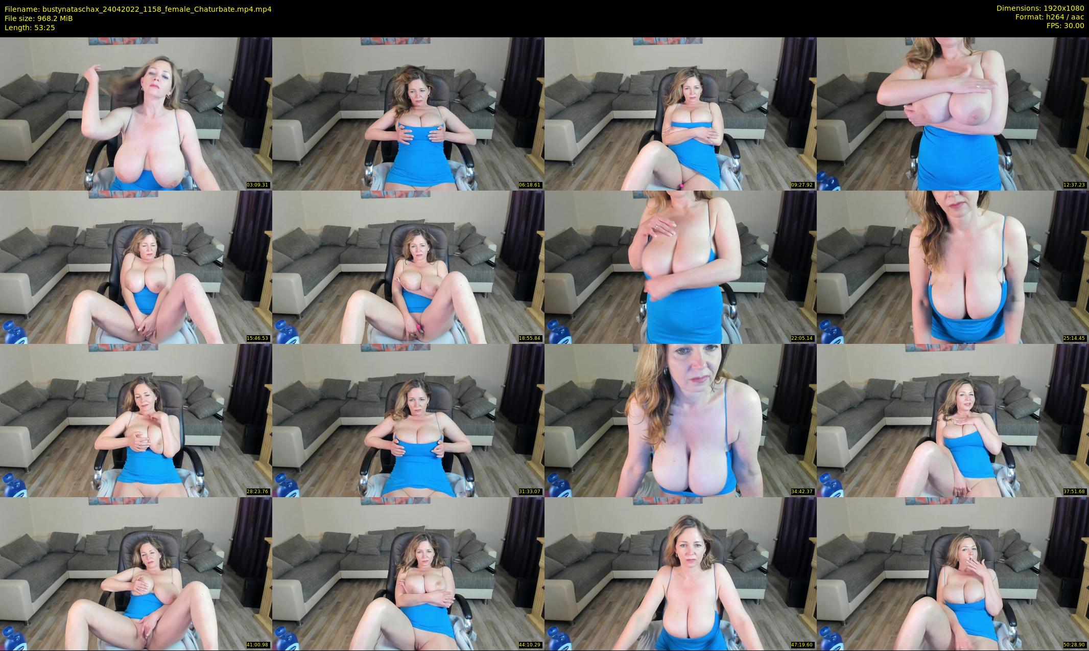 bustynataschax — 54 minute Chaturbate female cam show recording, 1080p, Apr 24, 2022