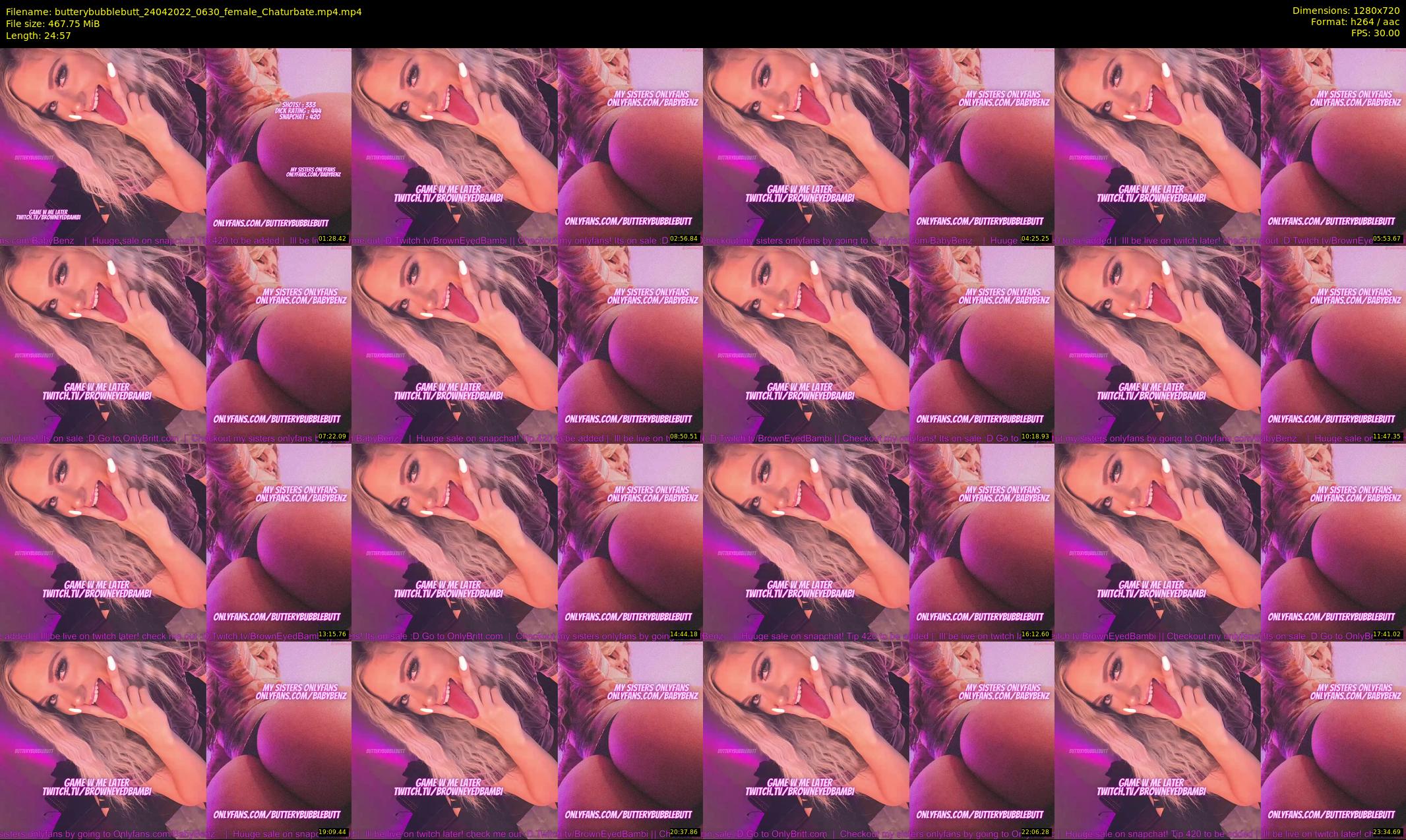 butterybubblebutt — 25 minute Chaturbate couple cam show recording, 720p, Apr 24, 2022