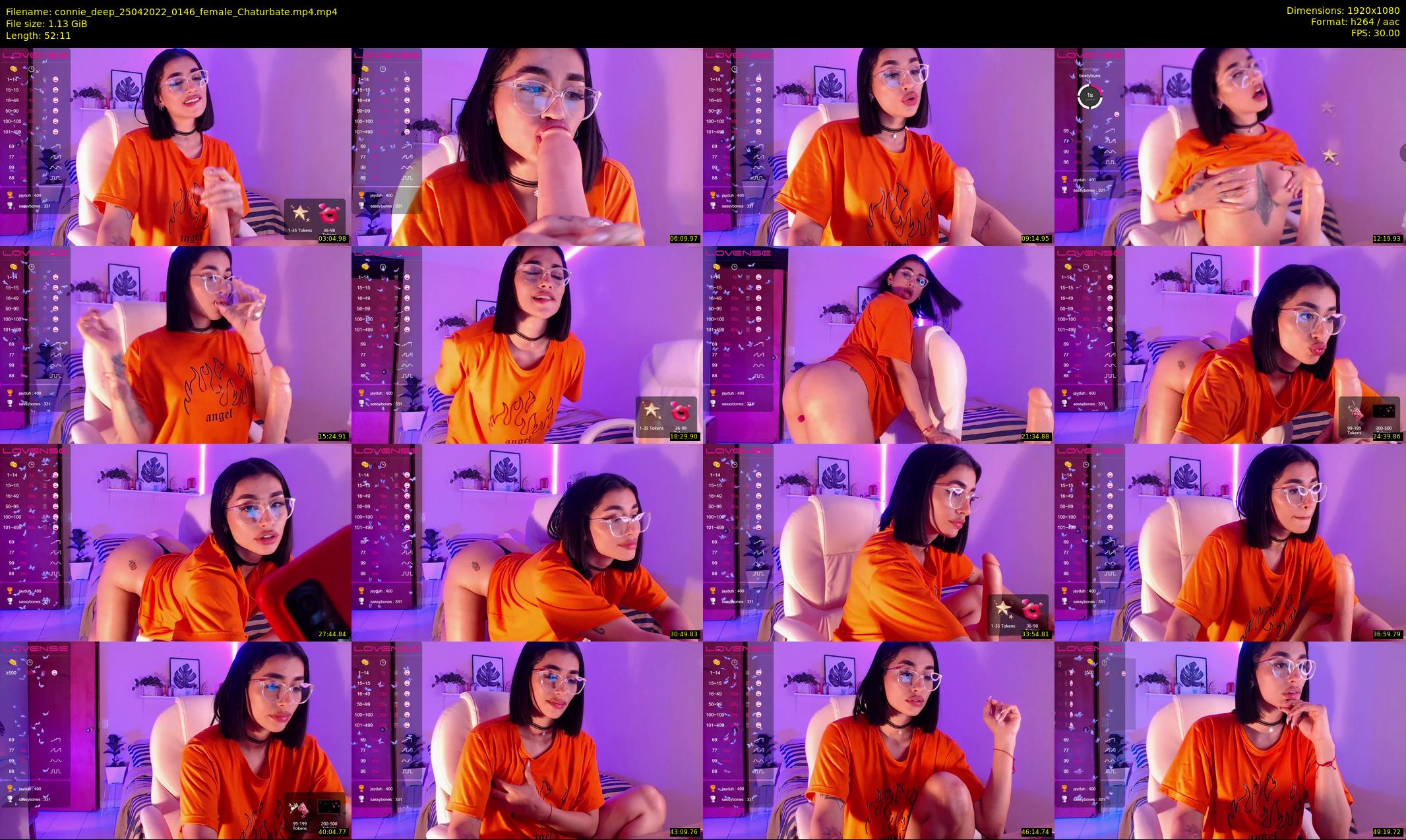 connie_deep — 53 minute Chaturbate female cam show recording, 1080p, Apr 25, 2022