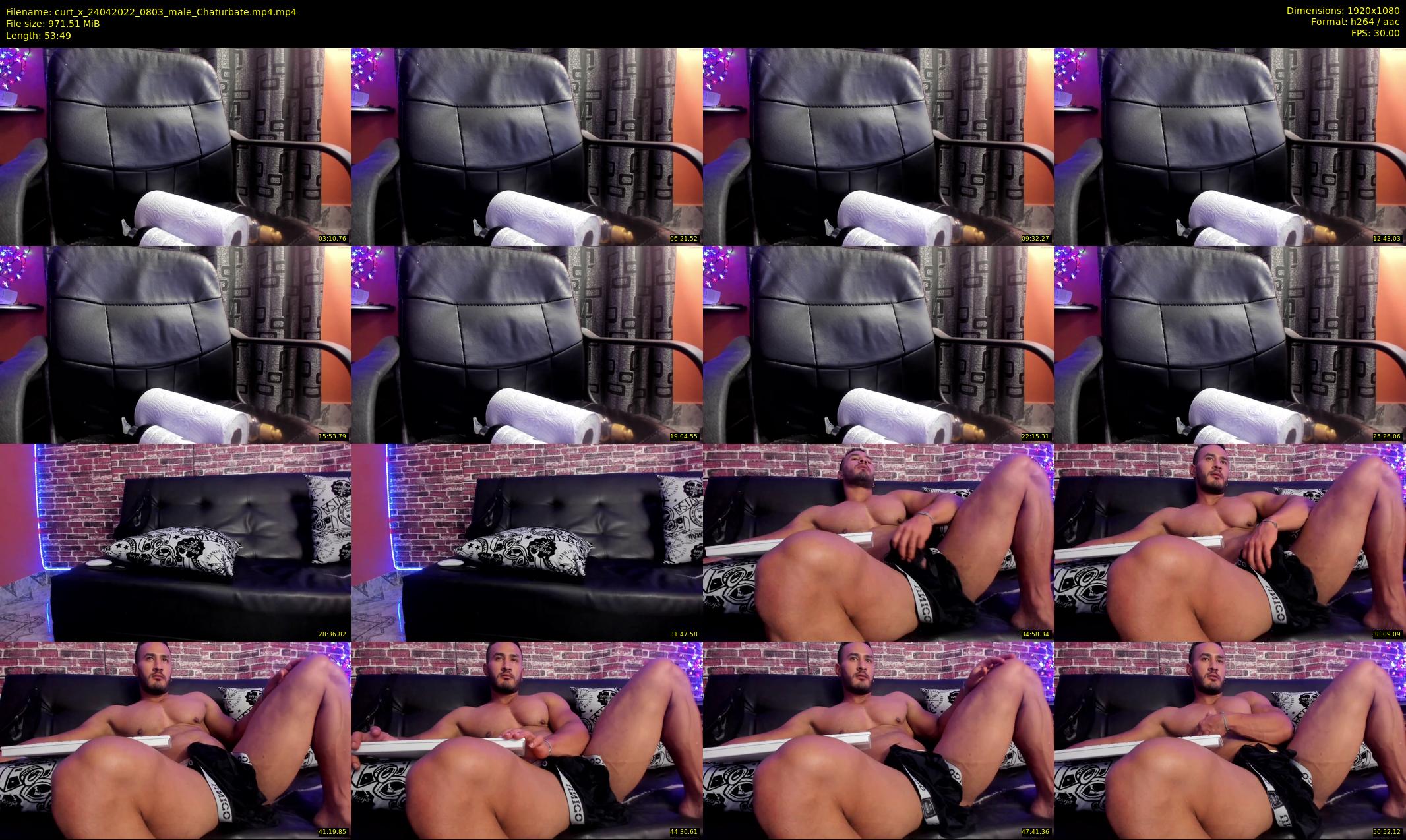 curt_x — 54 minute Chaturbate male cam show recording, 1080p, Apr 24, 2022