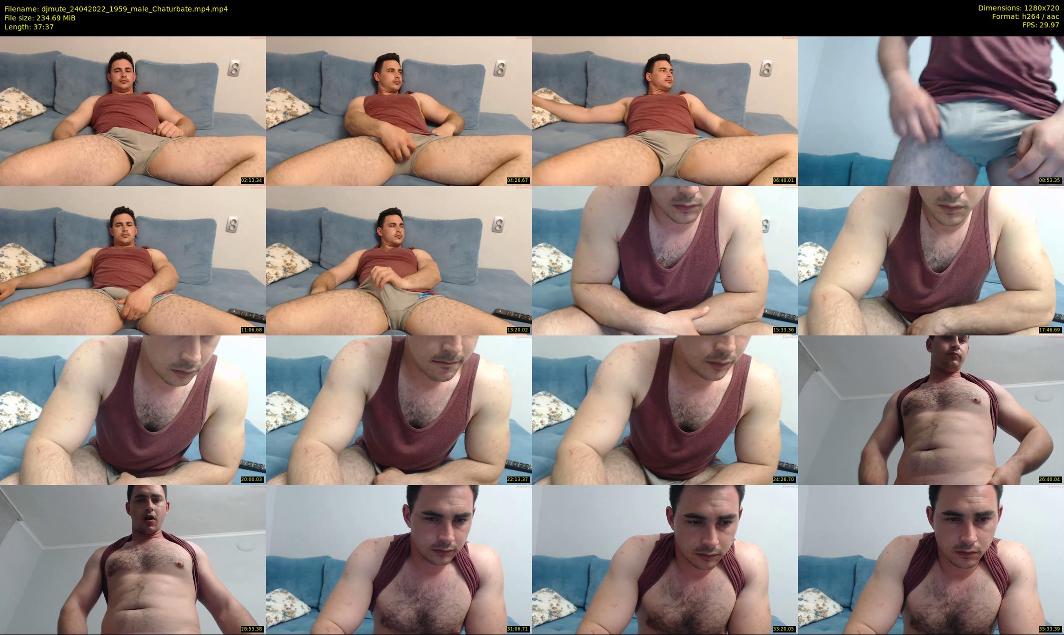 djmute — 38 minute Chaturbate male cam show recording, 720p, Apr 24, 2022