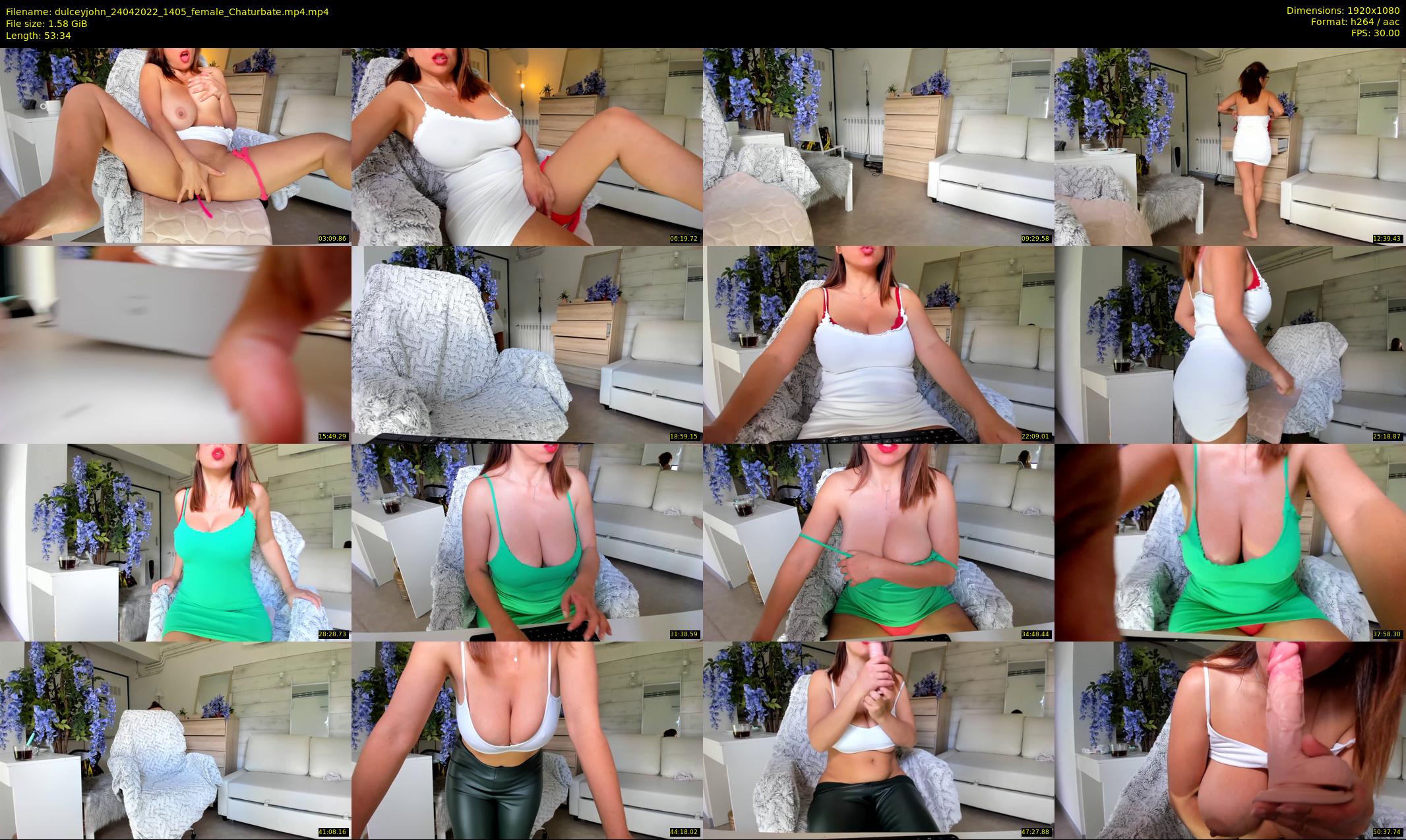 dulceyjohn — 54 minute Chaturbate female cam show recording, 1080p, Apr 24, 2022