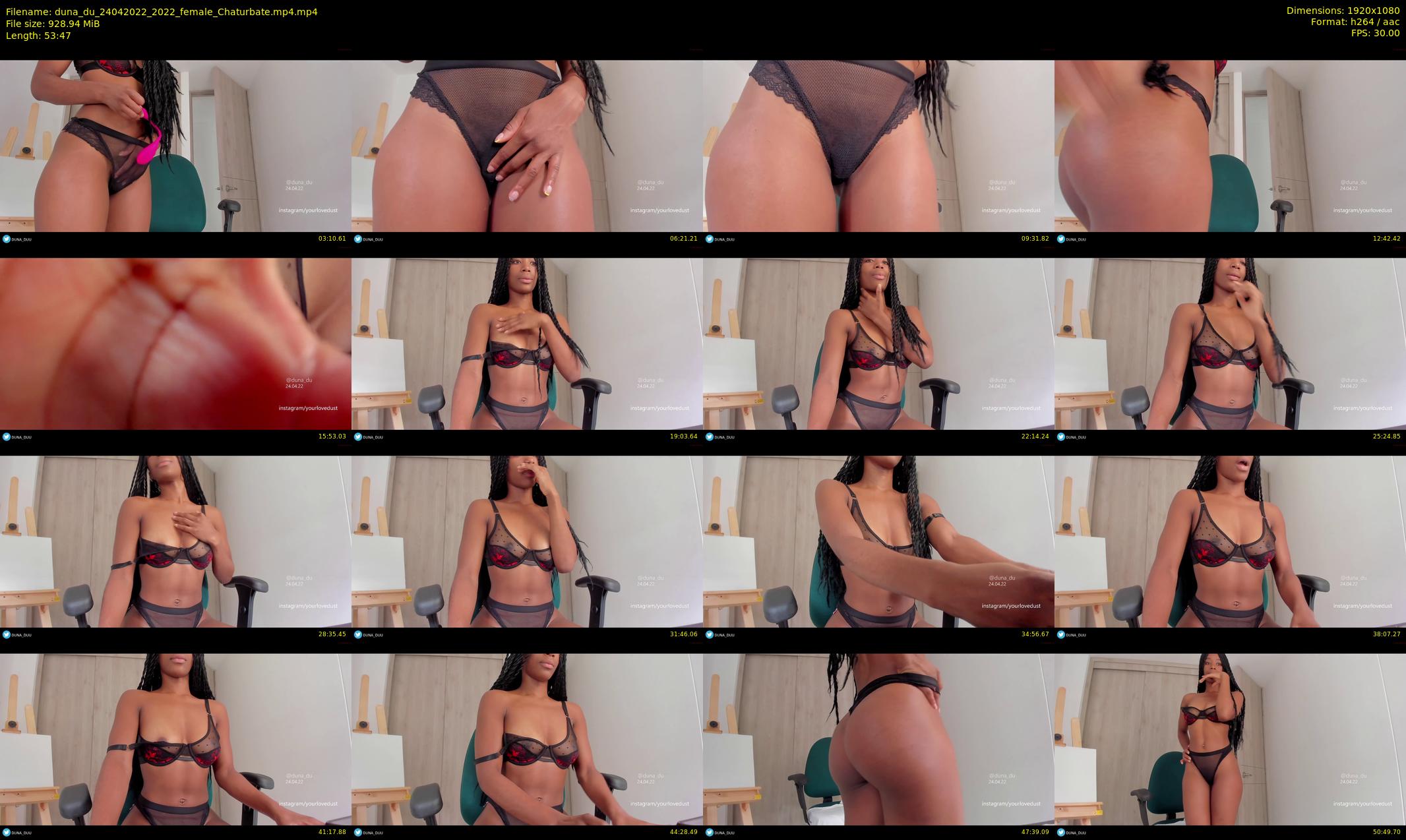 duna_du — 54 minute Chaturbate female cam show recording, 1080p, Apr 24, 2022