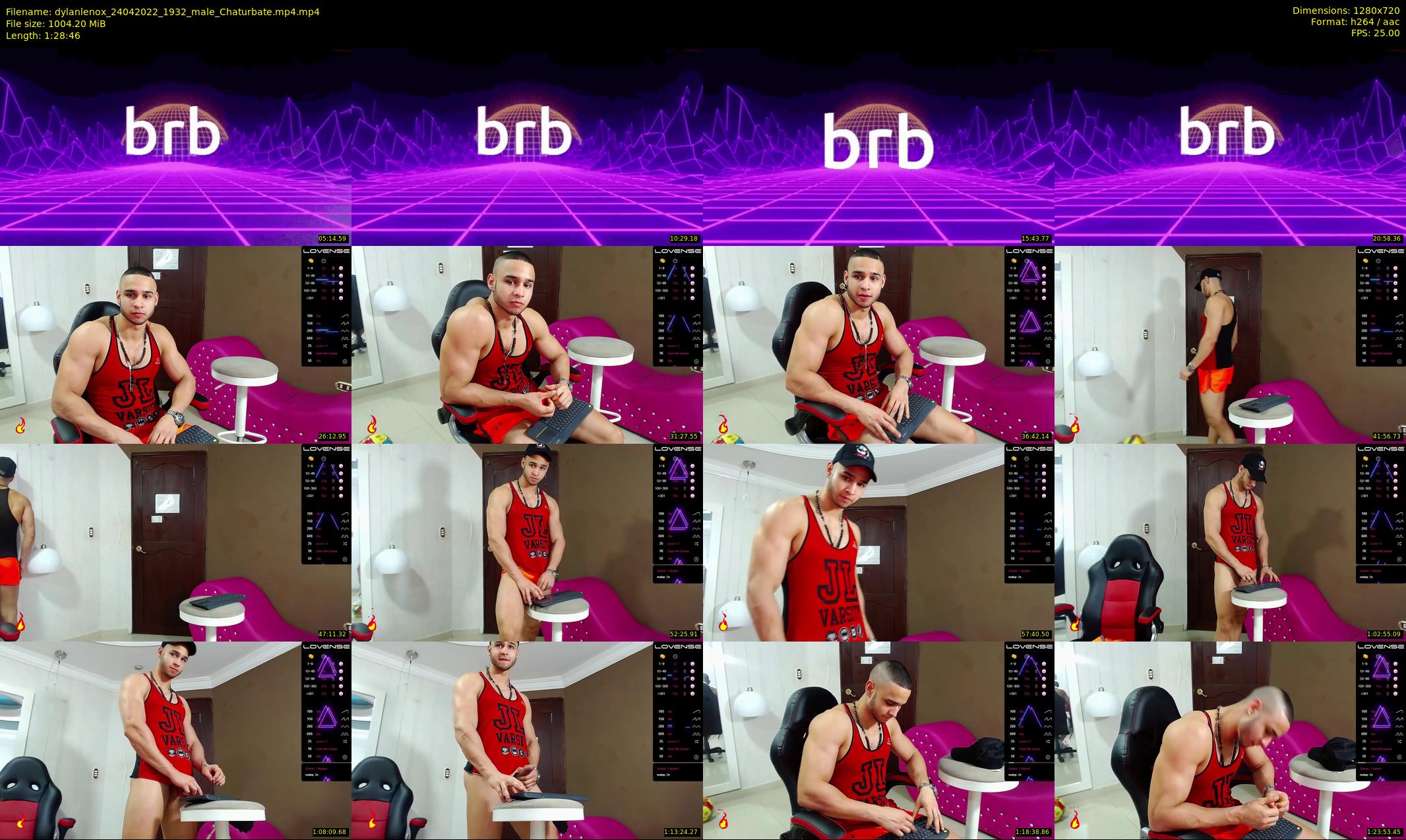 dylanlenox — 89 minute Chaturbate male cam show recording, 720p, Apr 24, 2022