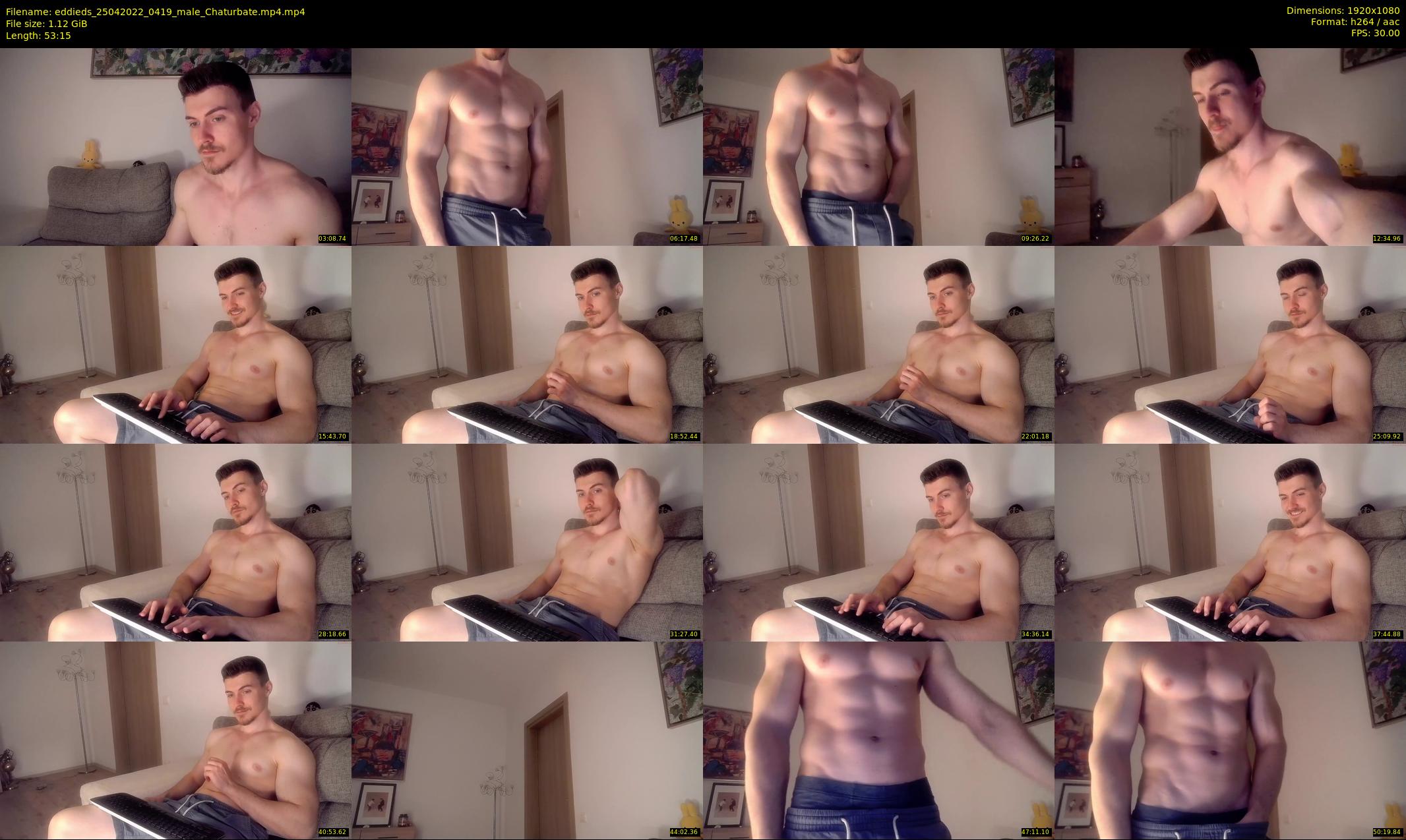 eddieds — 54 minute Chaturbate male cam show recording, 1080p, Apr 25, 2022