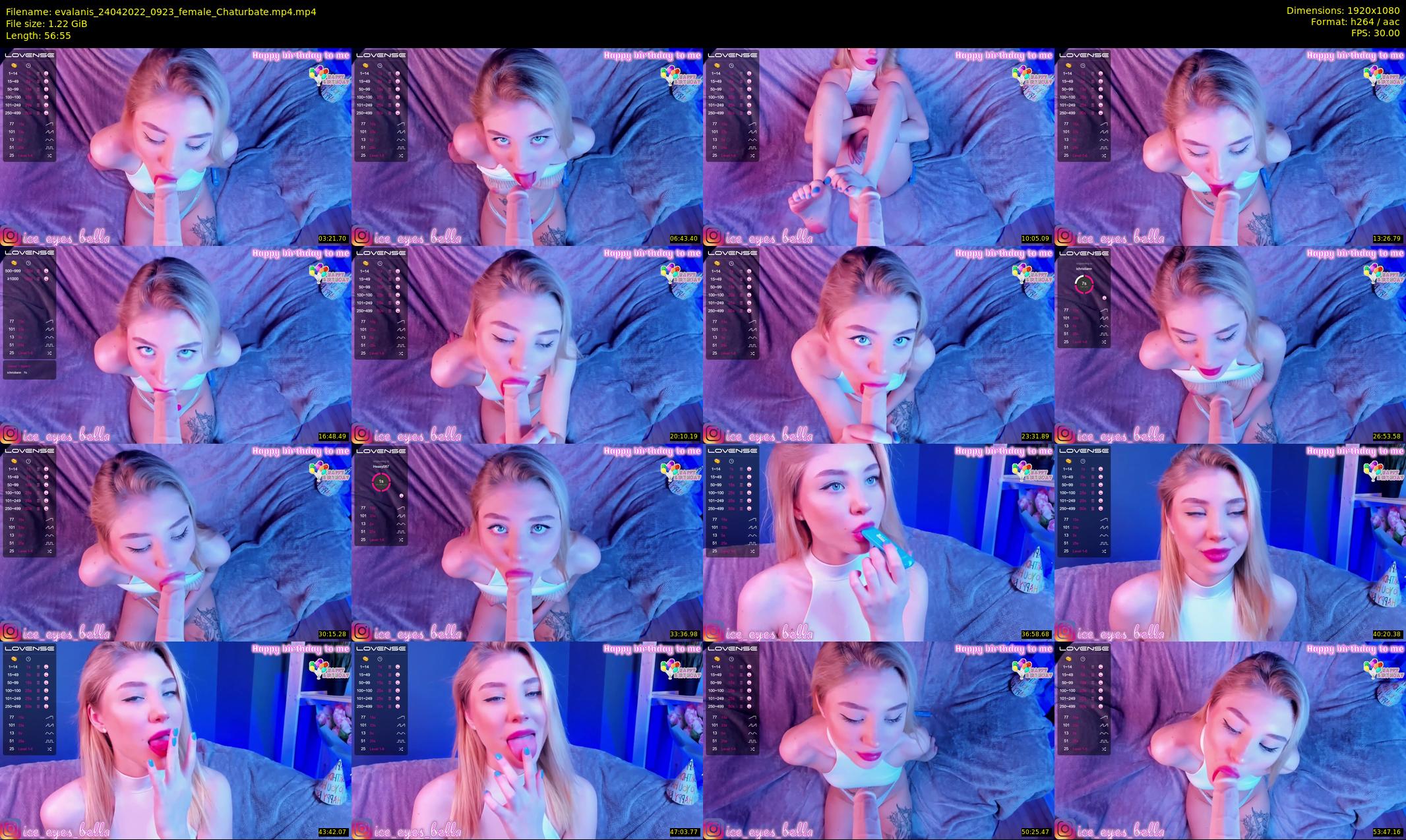 evalanis — 57 minute Chaturbate couple cam show recording, 1080p, Apr 24, 2022