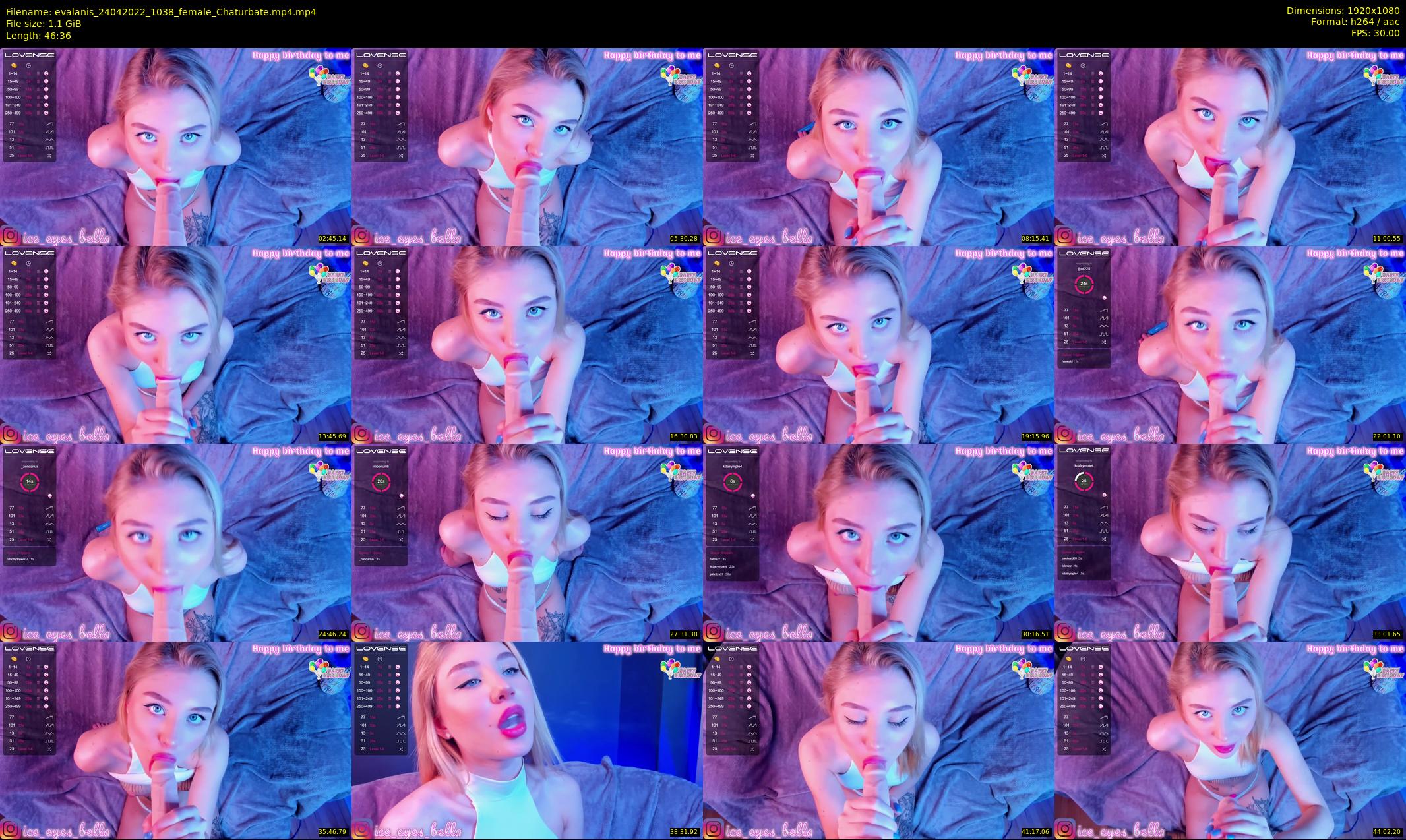 evalanis — 47 minute Chaturbate couple cam show recording, 1080p, Apr 24, 2022