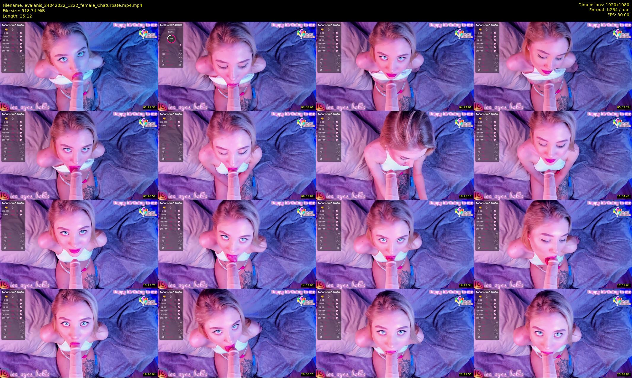 evalanis — 26 minute Chaturbate couple cam show recording, 1080p, Apr 24, 2022
