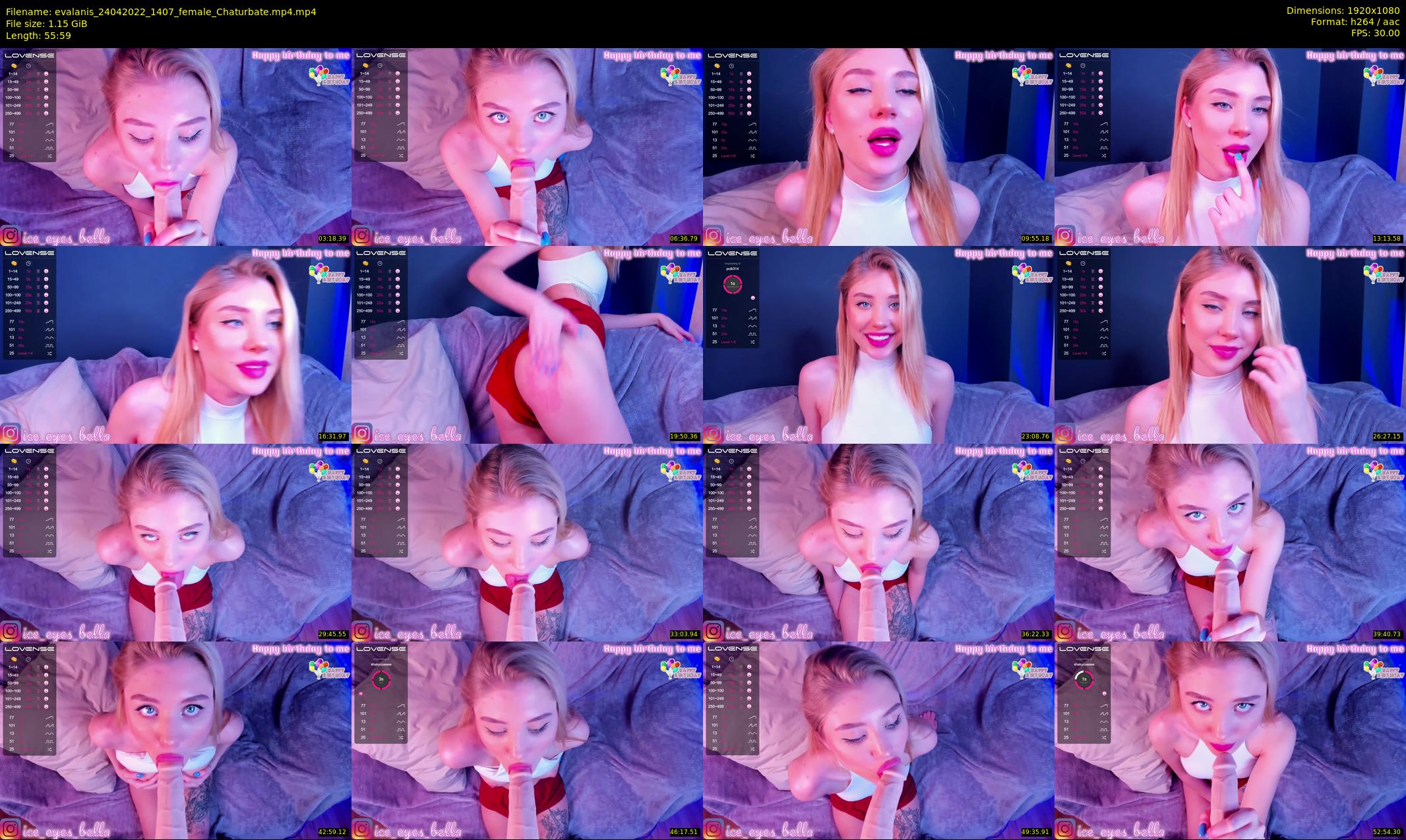 evalanis — 56 minute Chaturbate couple cam show recording, 1080p, Apr 24, 2022