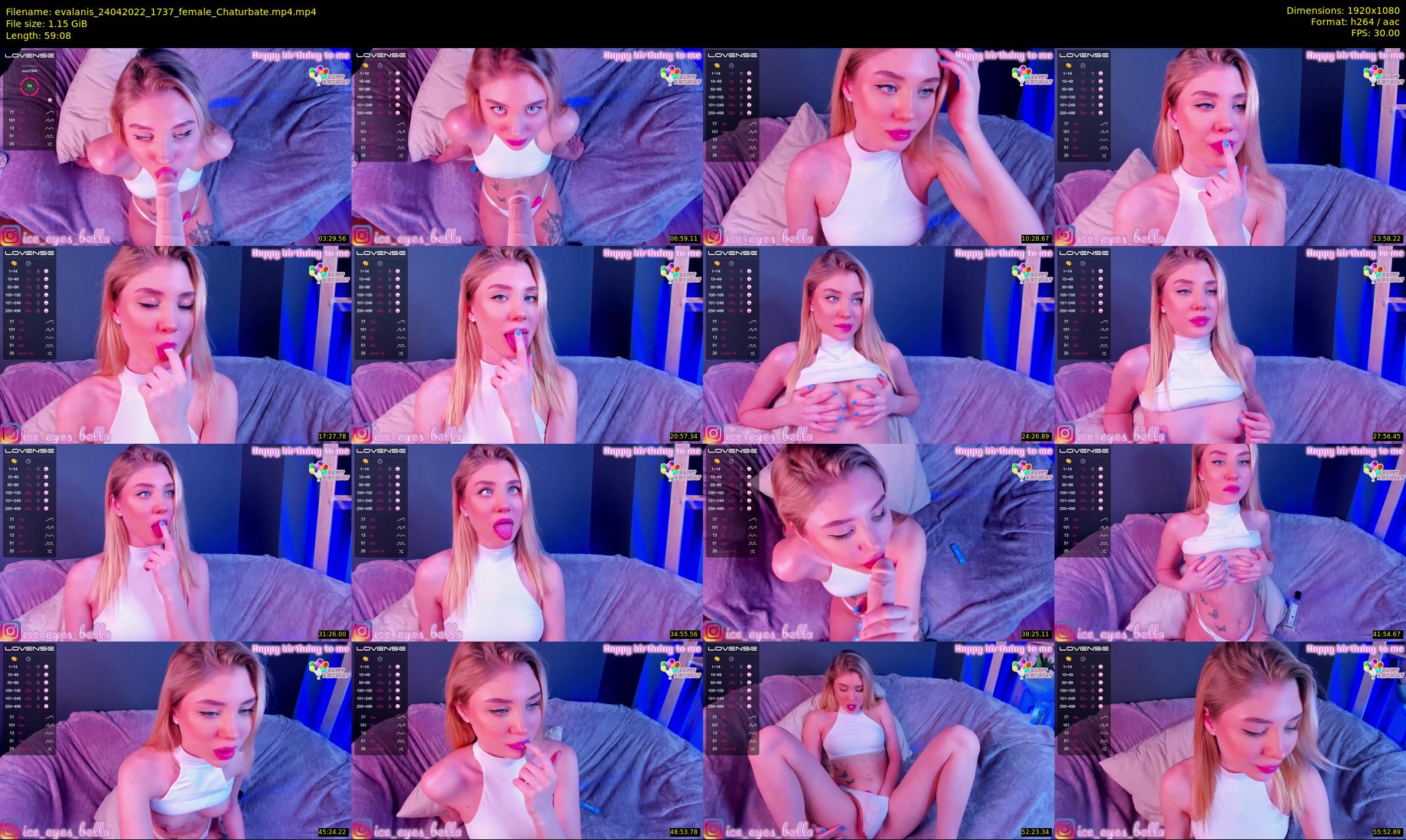 evalanis — 60 minute Chaturbate couple cam show recording, 1080p, Apr 24, 2022