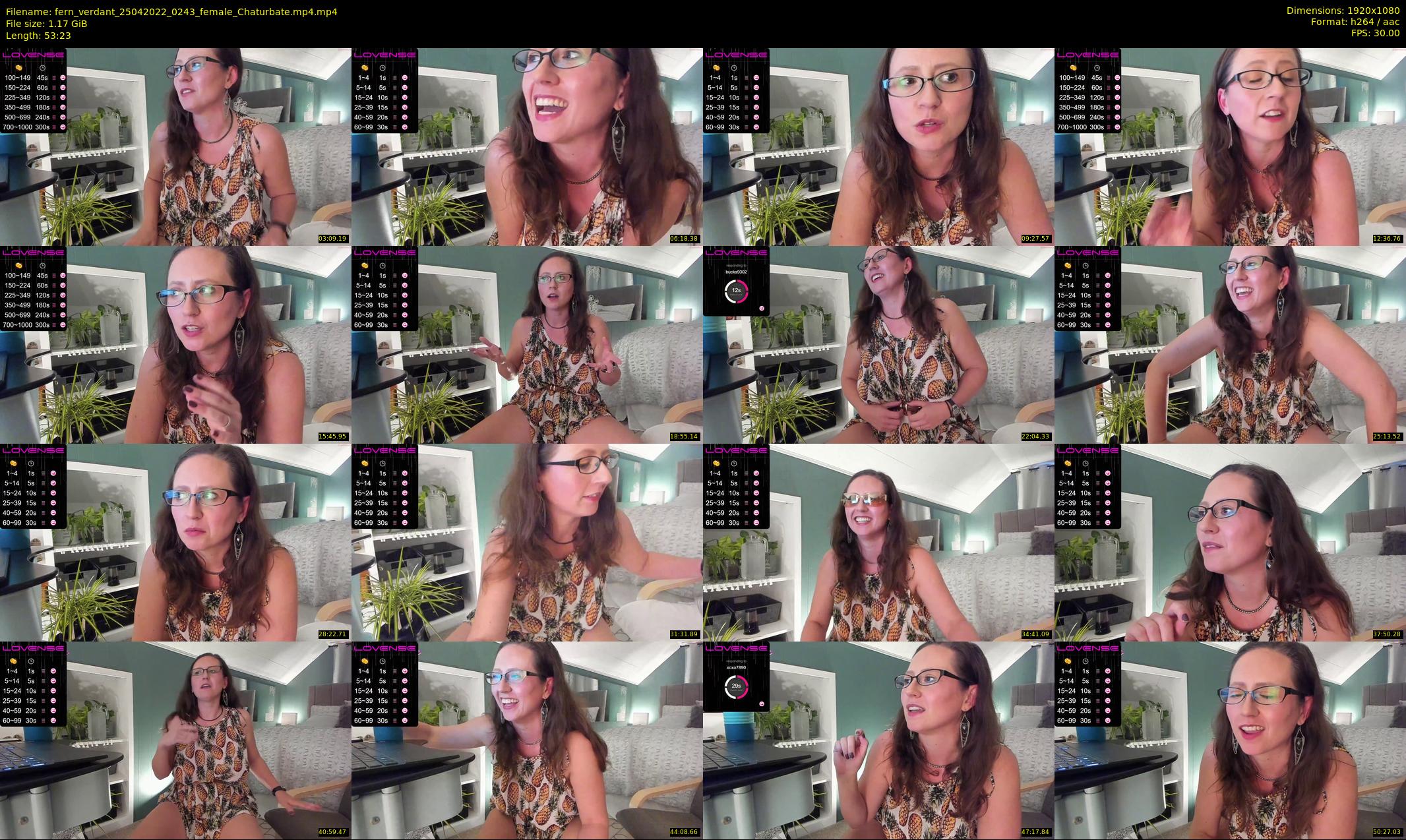 fern_verdant — 54 minute Chaturbate female cam show recording, 1080p, Apr 25, 2022