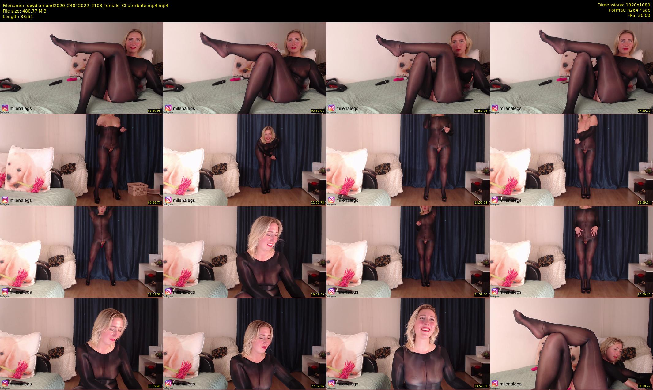 foxydiamond2020 — 34 minute Chaturbate female cam show recording, 1080p, Apr 24, 2022