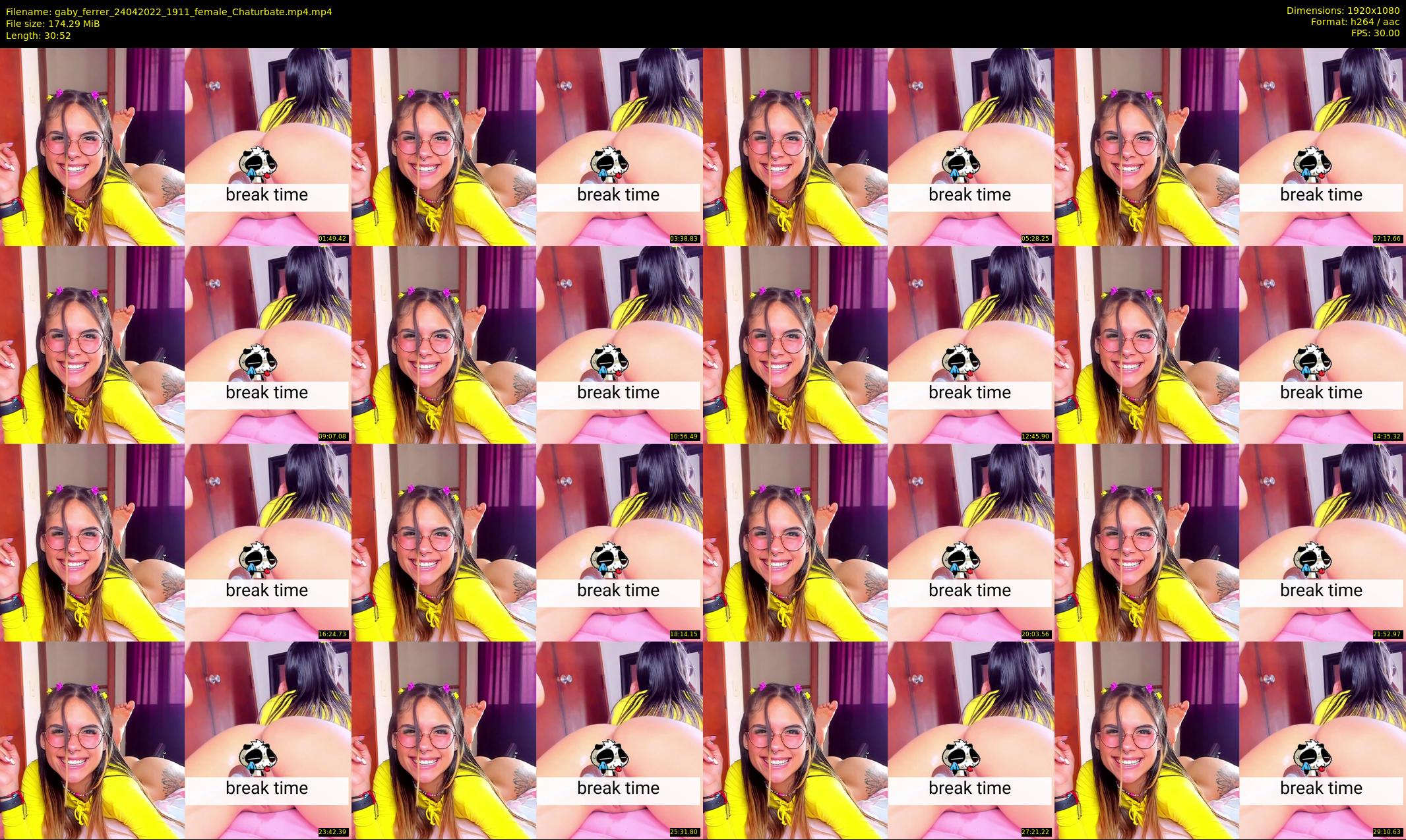 gaby_ferrer — 31 minute Chaturbate female cam show recording, 1080p, Apr 24, 2022