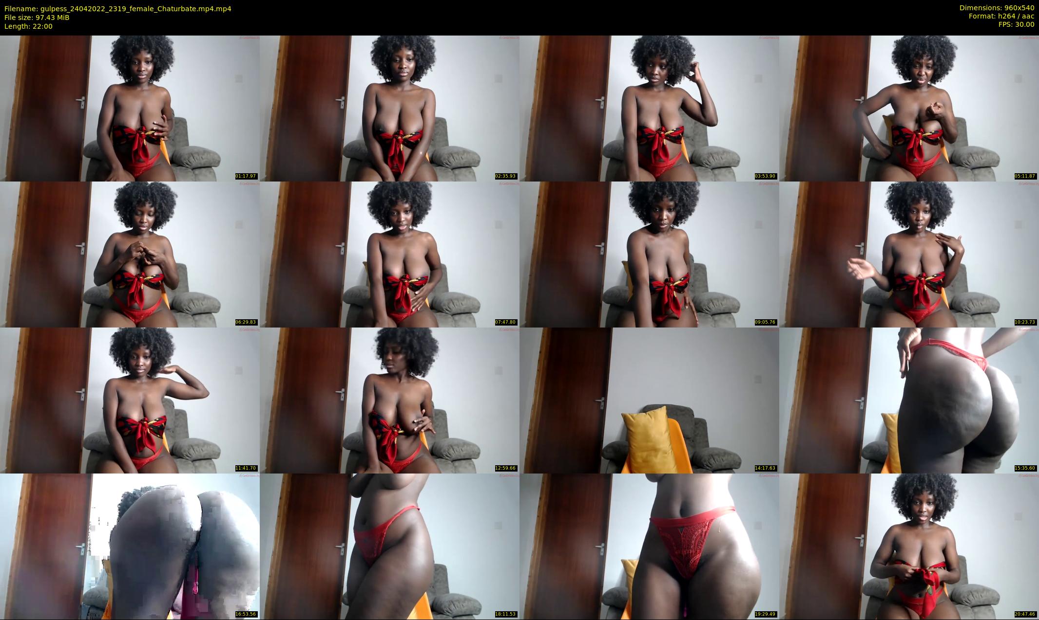 gulpess — 22 minute Chaturbate female cam show recording, 480p, Apr 24, 2022