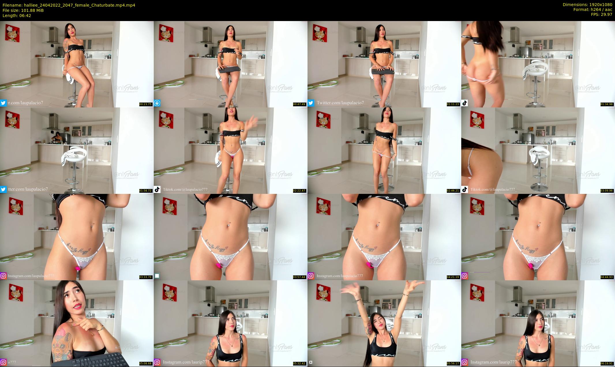 halliee — 7 minute Chaturbate couple cam show recording, 1080p, Apr 24, 2022