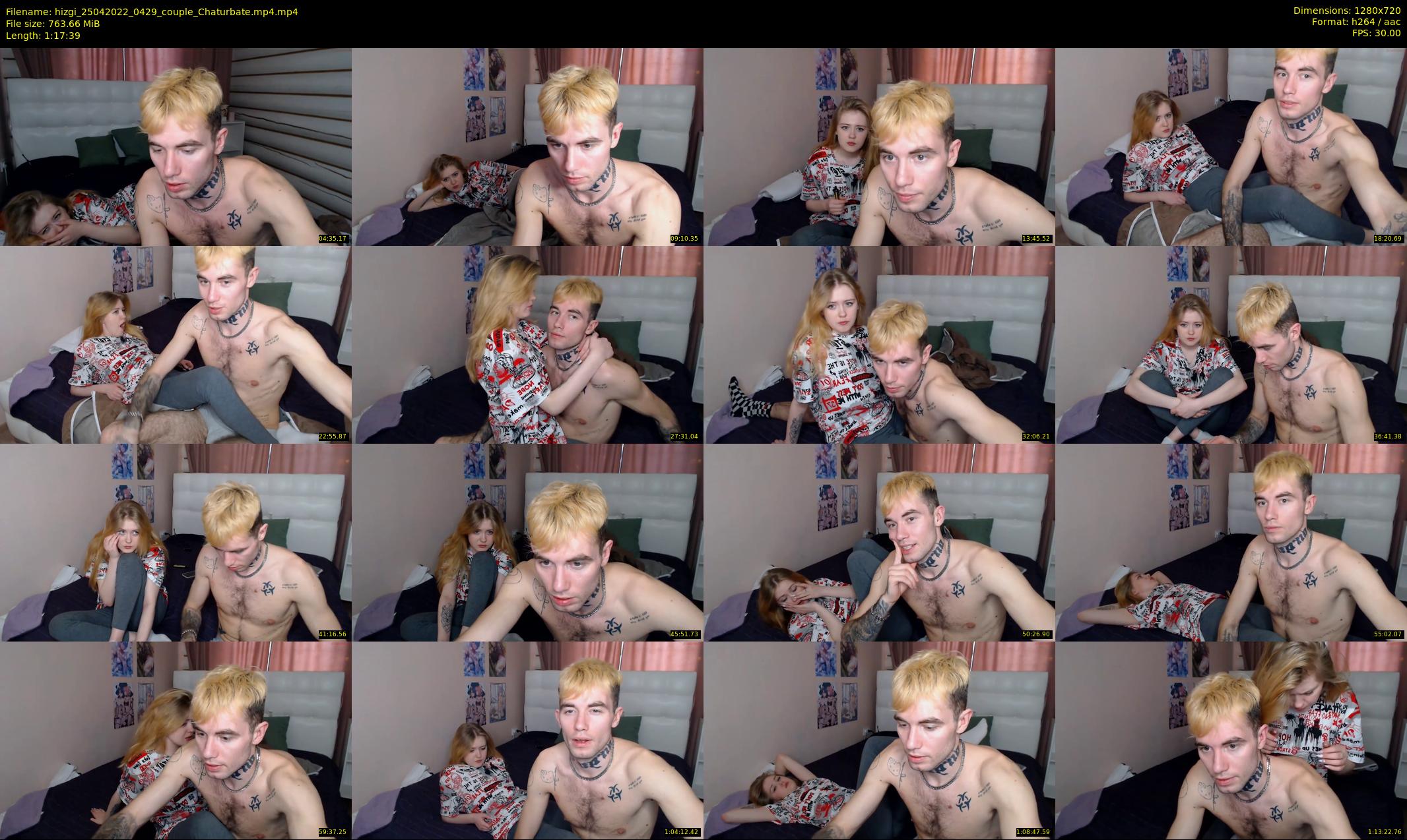 hizgi — 78 minute Chaturbate couple cam show recording, 720p, Apr 25, 2022