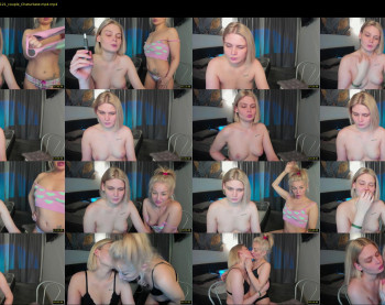 hottyblonds — 45 minute Chaturbate couple cam show recording, 1080p, Apr 25, 2022