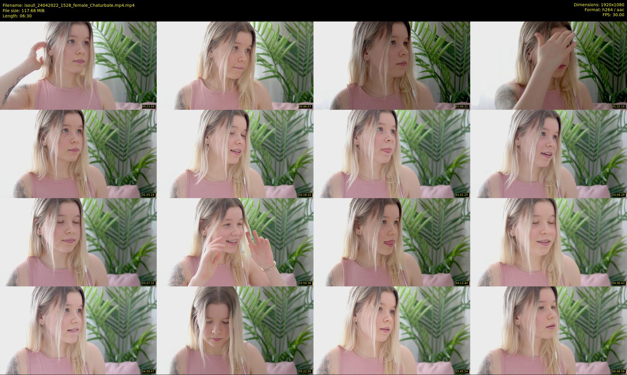 isoull — 7 minute Chaturbate female cam show recording, 1080p, Apr 24, 2022
