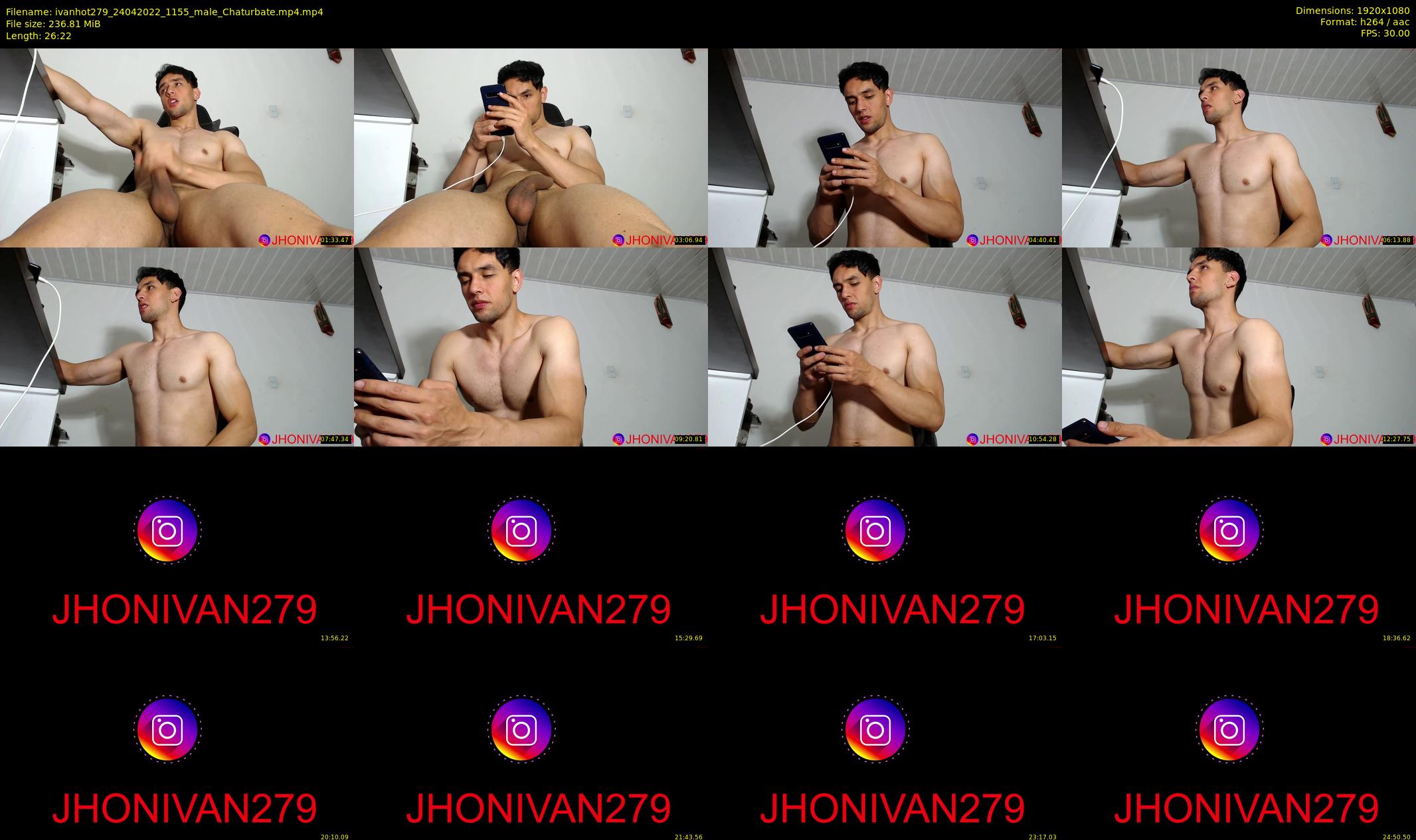 ivanhot279 — 27 minute Chaturbate male cam show recording, 1080p, Apr 24, 2022