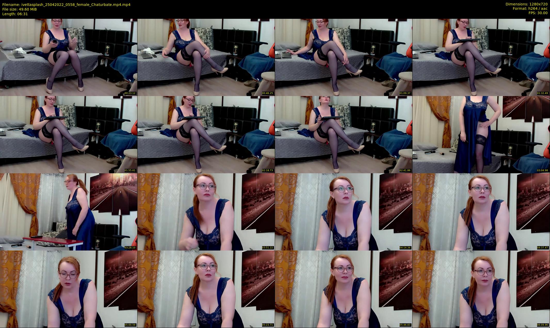 ivettasplash — 7 minute Chaturbate female cam show recording, 720p, Apr 25, 2022