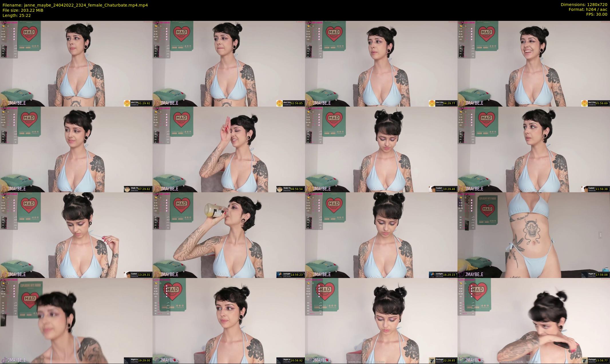 janne_maybe — 26 minute Chaturbate female cam show recording, 720p, Apr 24, 2022